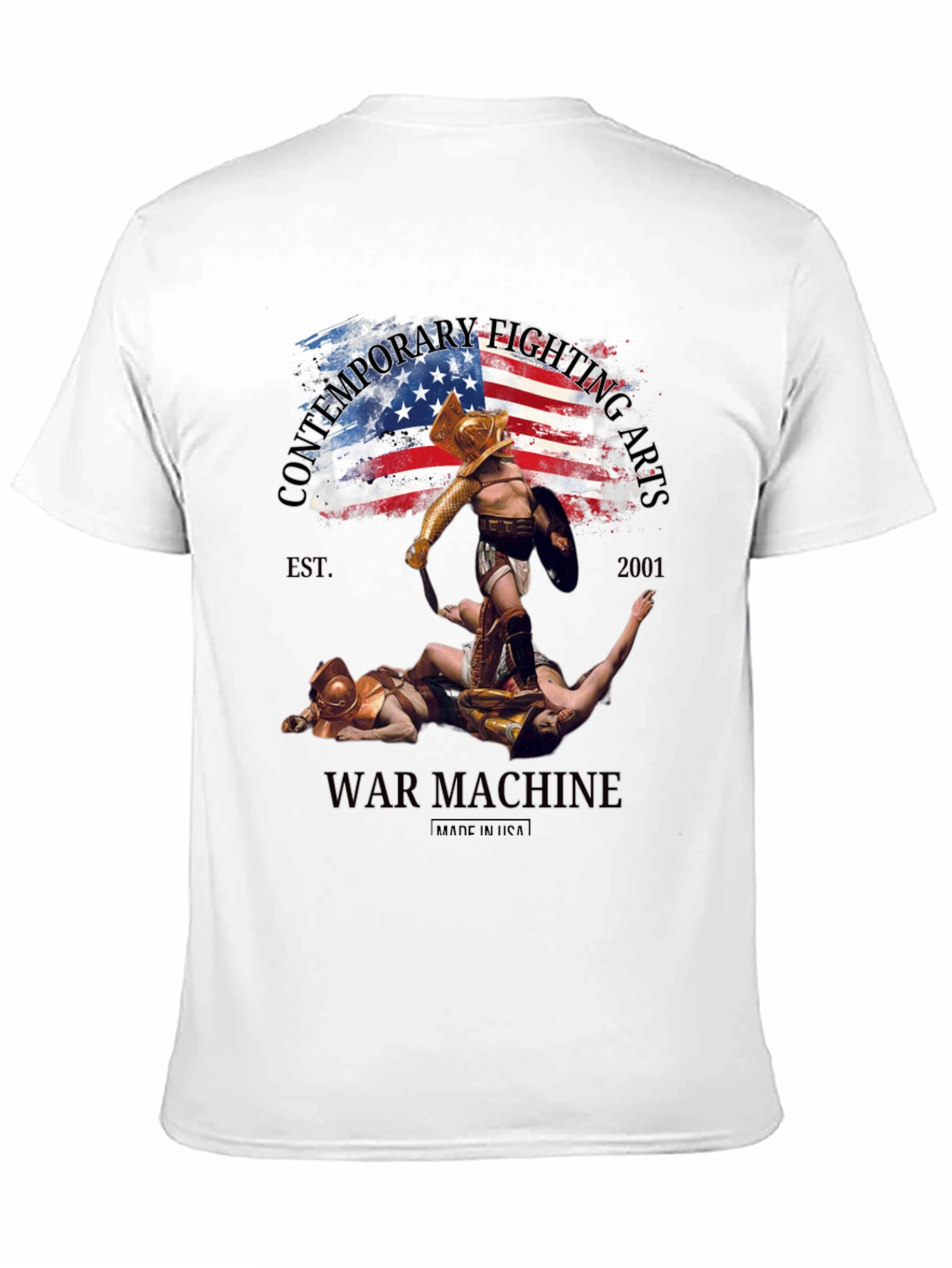 War Machine Fighting Arts Black T-Shirt