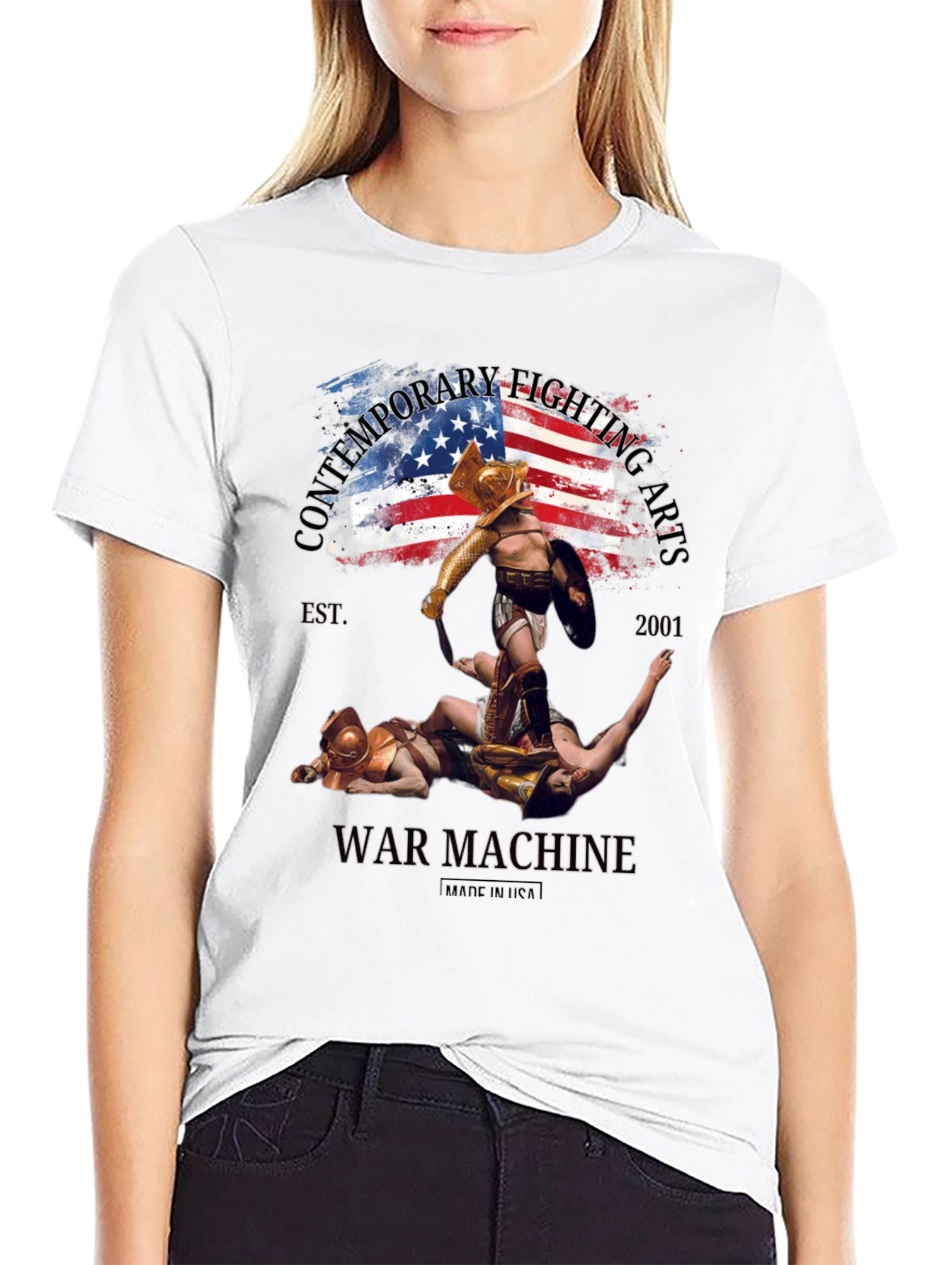 War Machine Fighting Arts Black T-Shirt