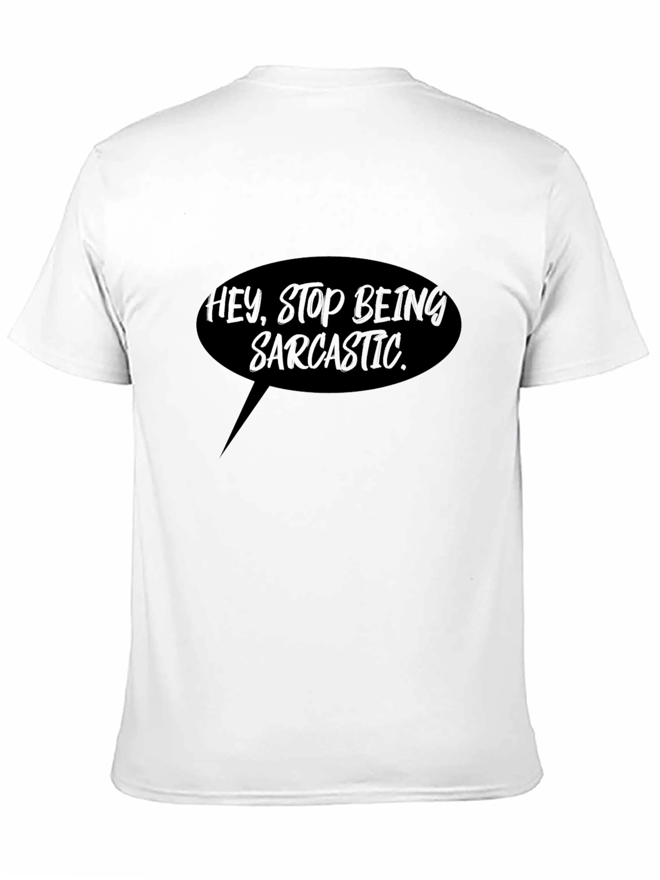Sarcastic Humor Tee - Black Graphic Novelty T-Shirt