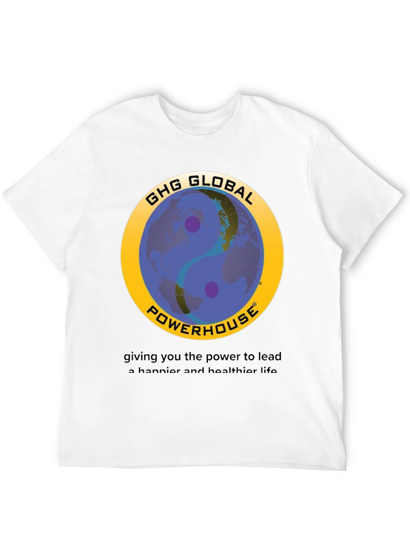 GHG Global Powerhouse Yin Yang Graphic T-Shirt