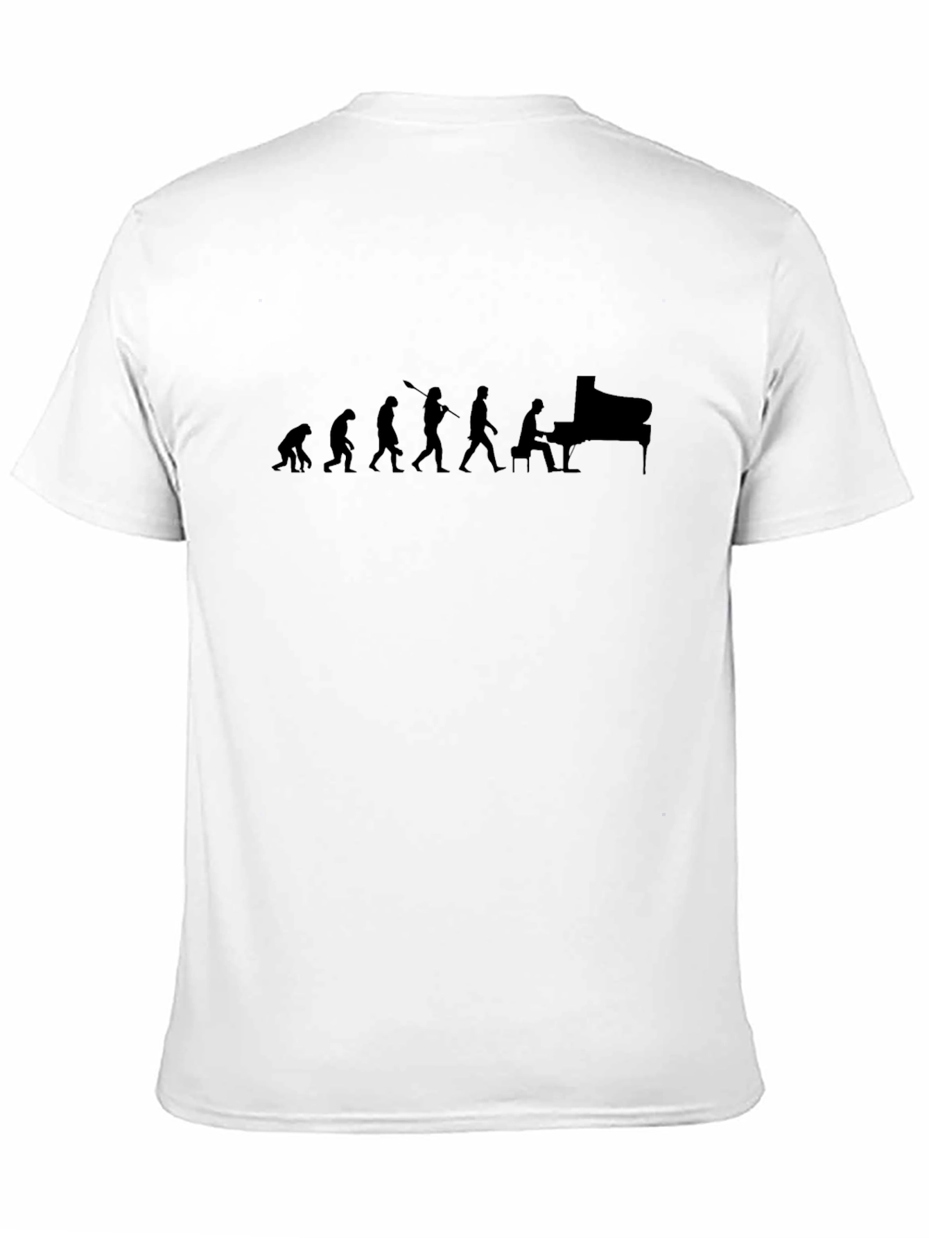 Piano Evolution Graphic Tee