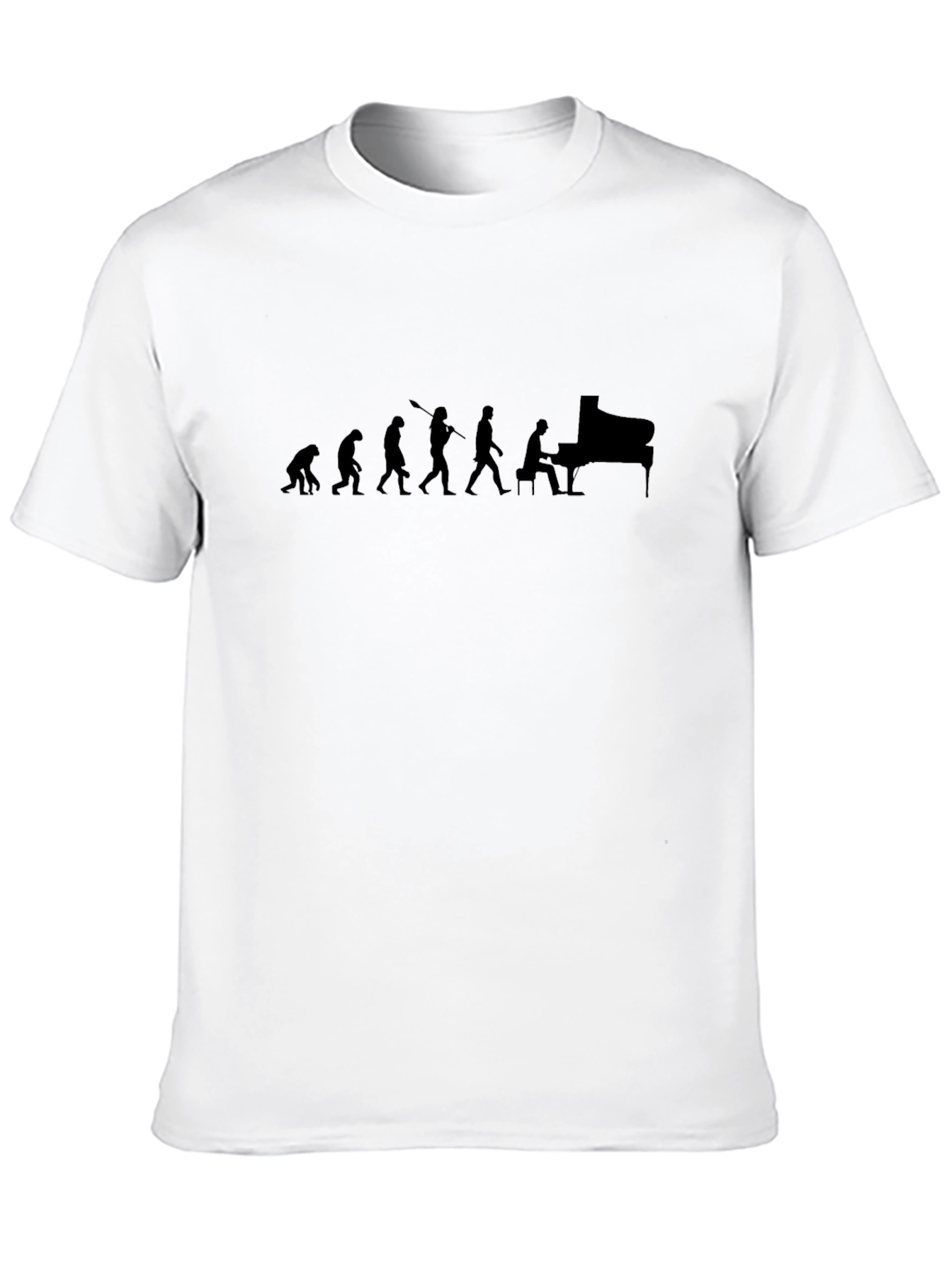 Piano Evolution Graphic Tee