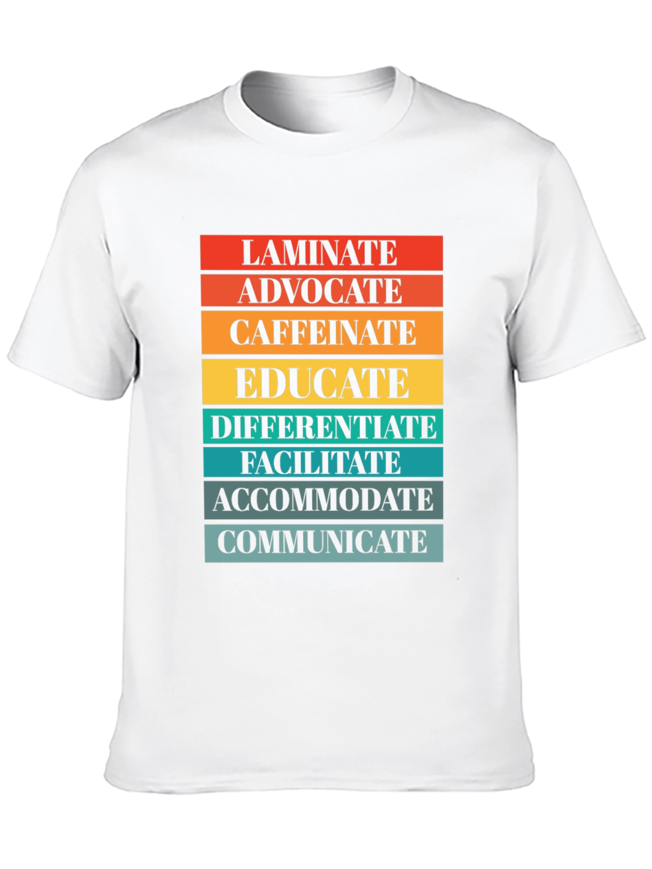 Laminate Advocate Teacher Job T-Shirt