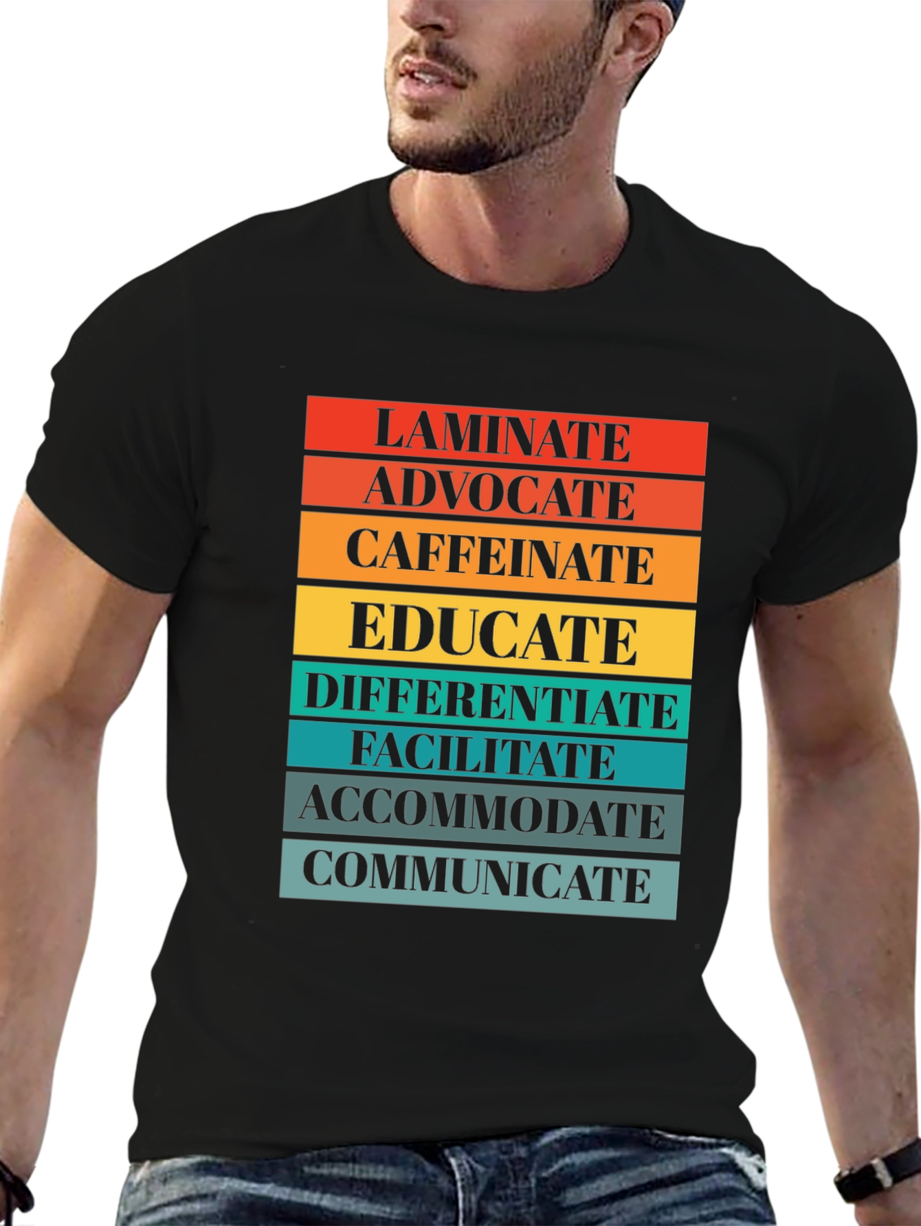 Laminate Advocate Teacher Job T-Shirt