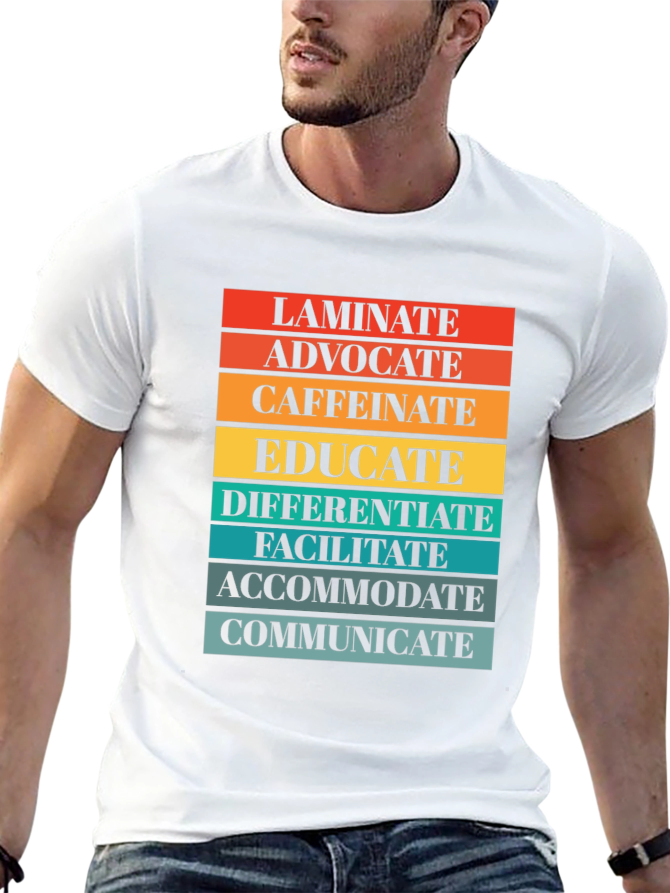 Laminate Advocate Teacher Job T-Shirt
