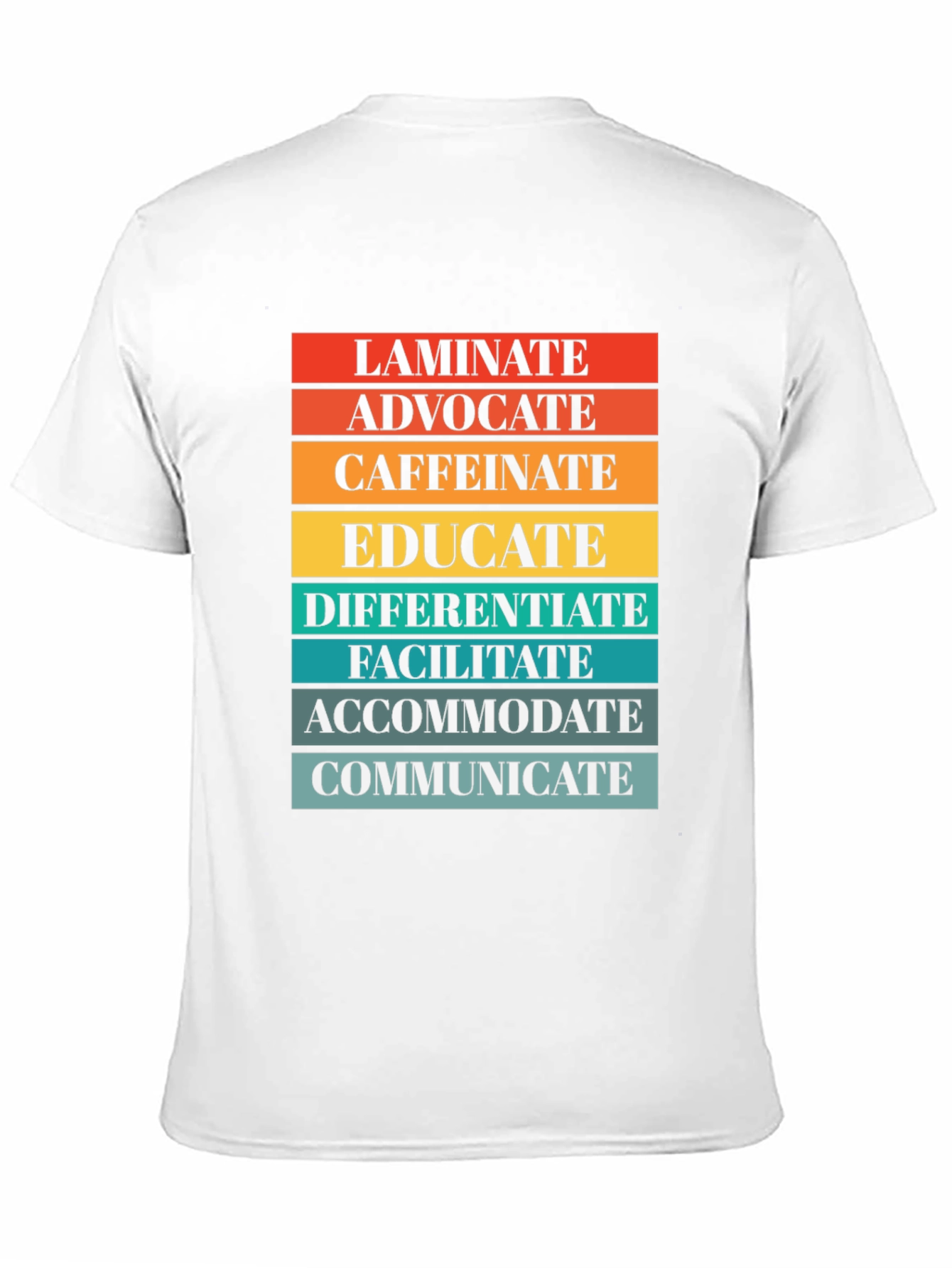 Laminate Advocate Teacher Job T-Shirt