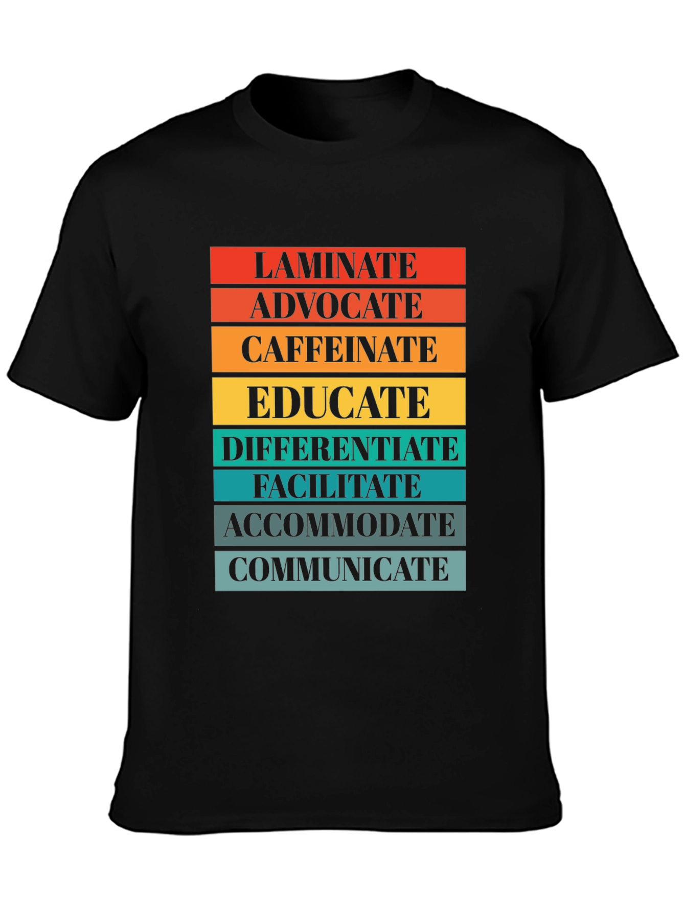 Laminate Advocate Teacher Job T-Shirt