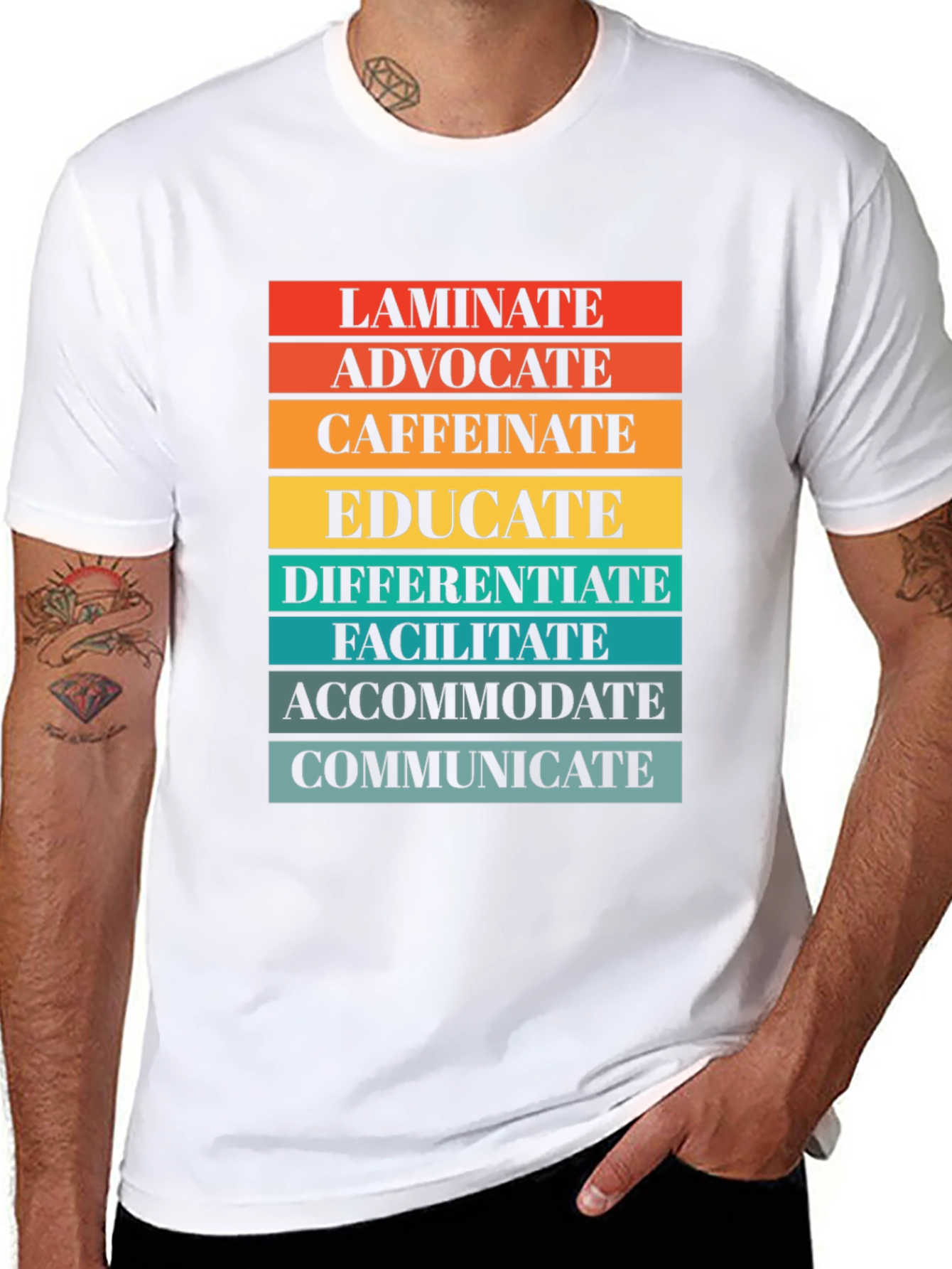 Laminate Advocate Teacher Job T-Shirt
