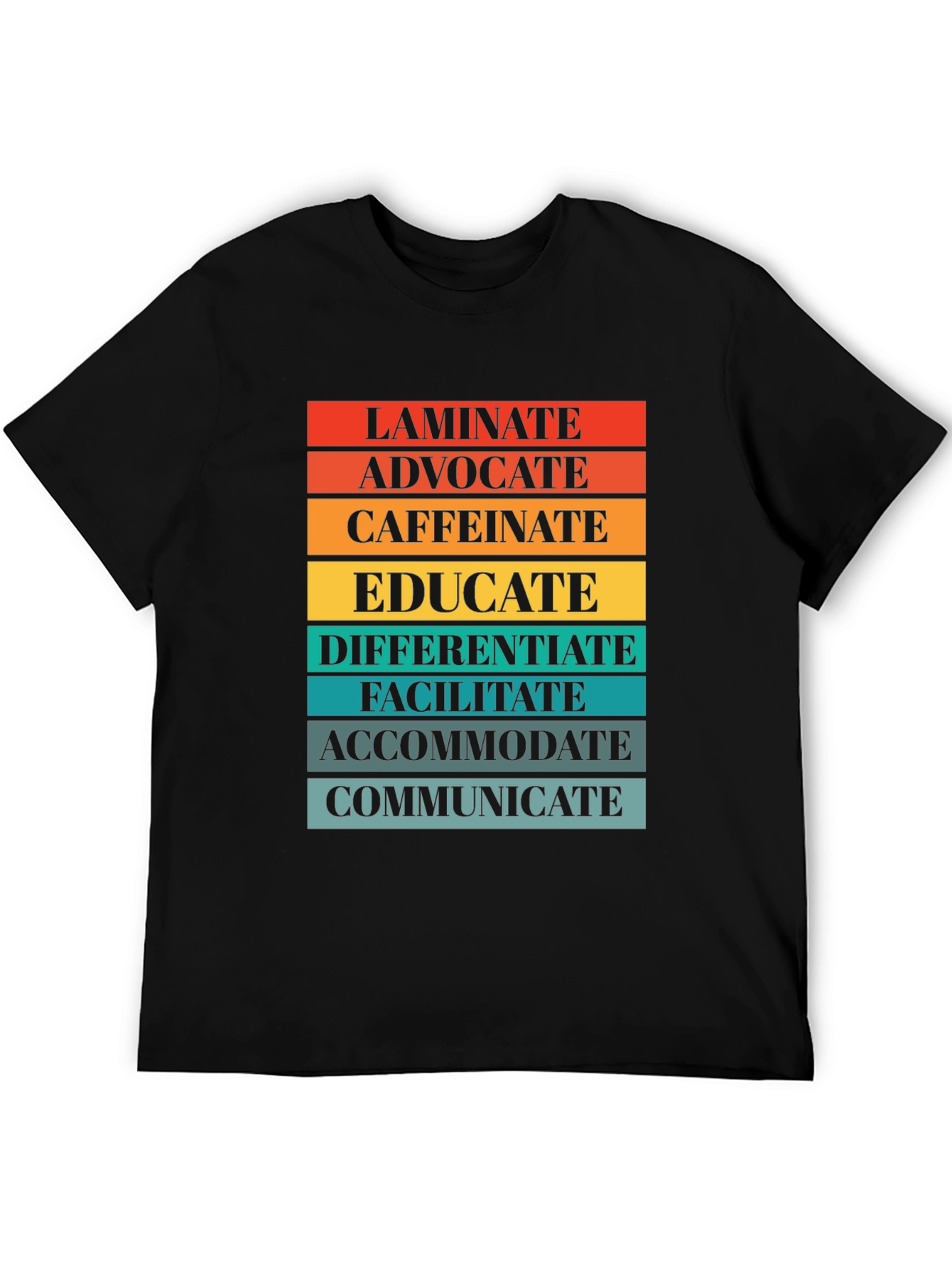 Laminate Advocate Teacher Job T-Shirt