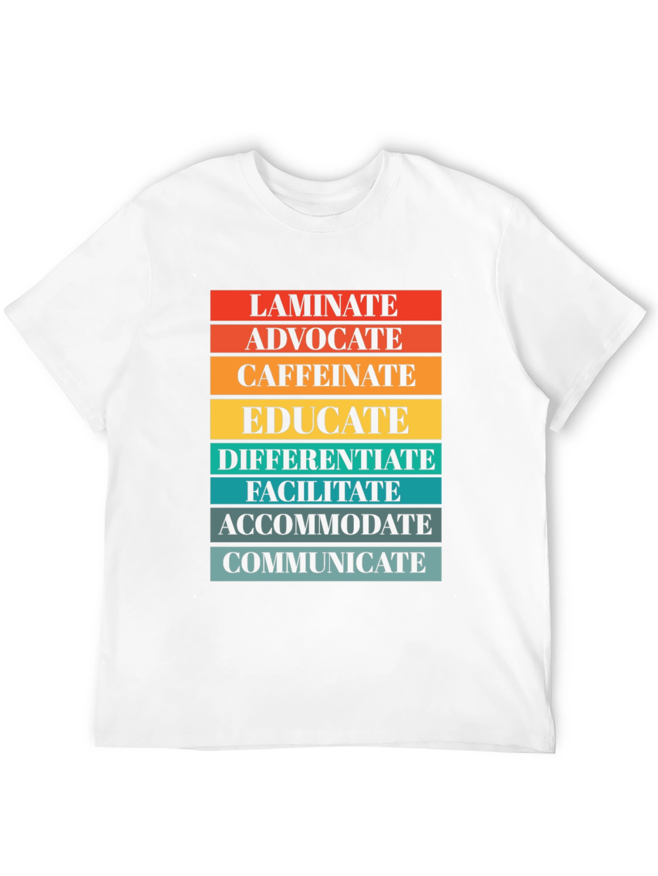 Laminate Advocate Teacher Job T-Shirt
