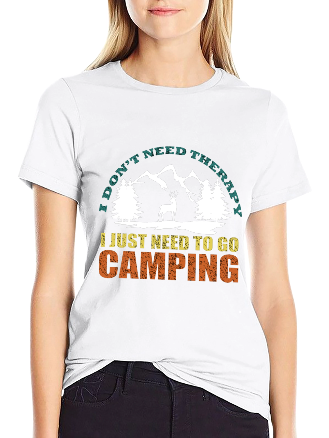 Camping Therapy T-Shirt Nature Lover Tee