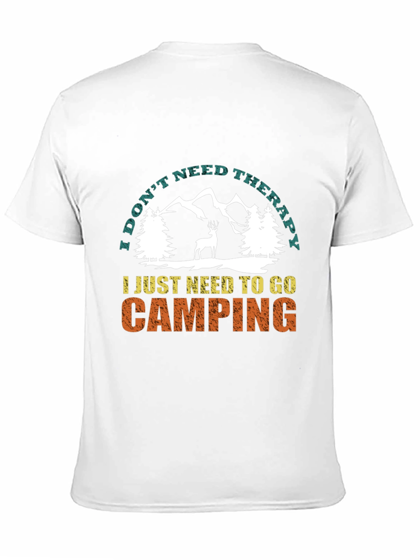 Camping Therapy T-Shirt Nature Lover Tee
