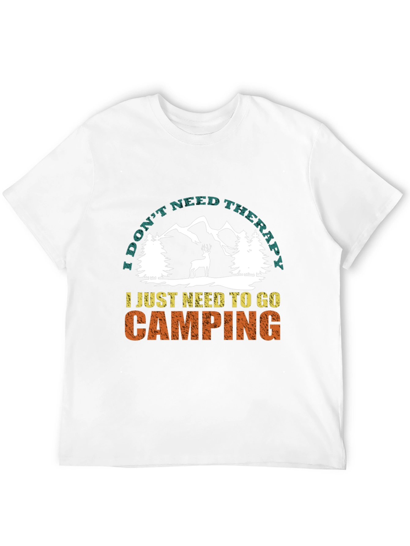 Camping Therapy T-Shirt Nature Lover Tee