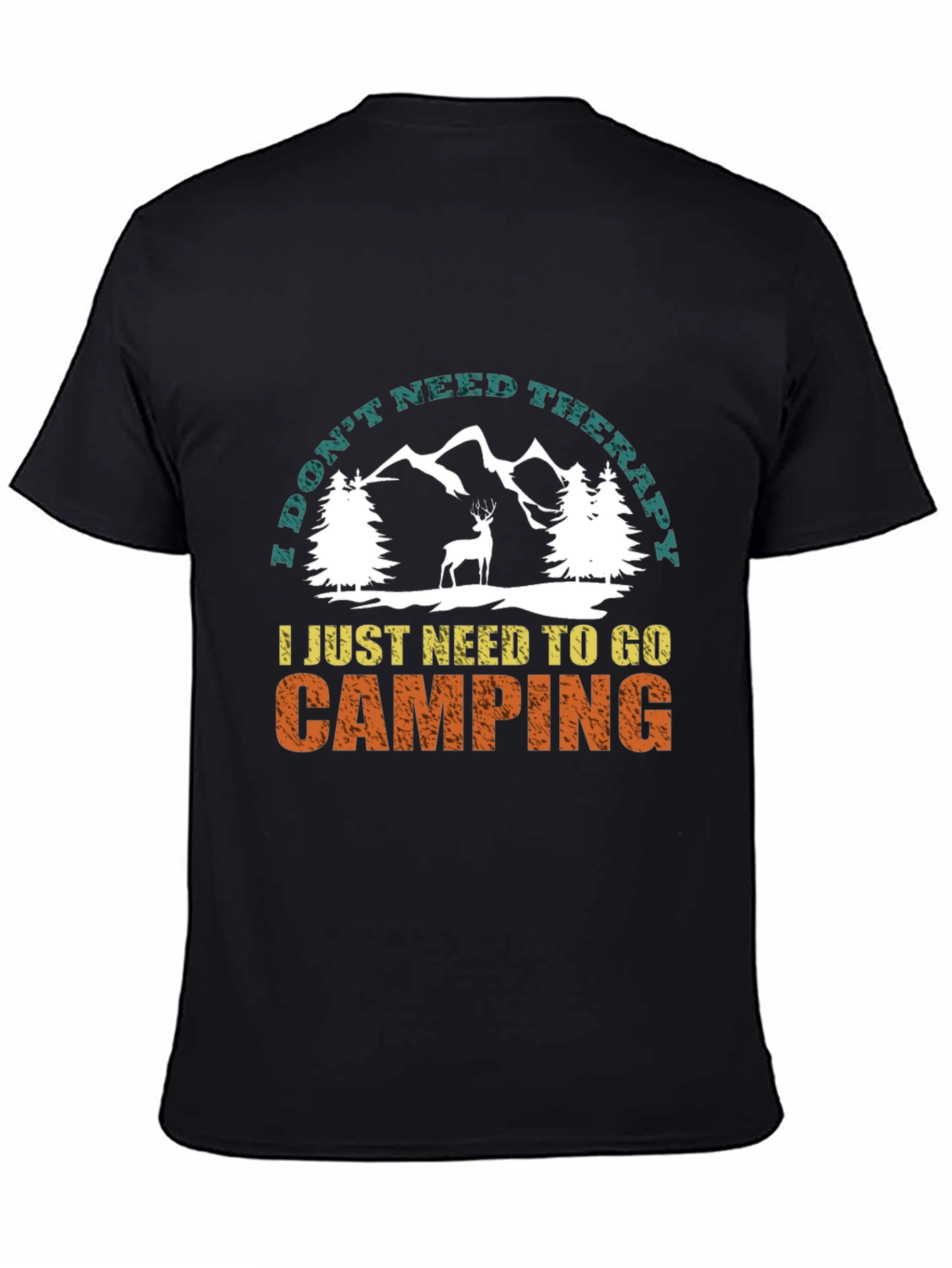Camping Therapy T-Shirt Nature Lover Tee