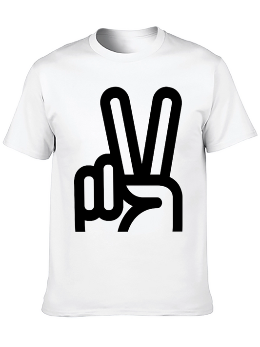 Peace Sign Black T-Shirt - Stylish & Comfortable
