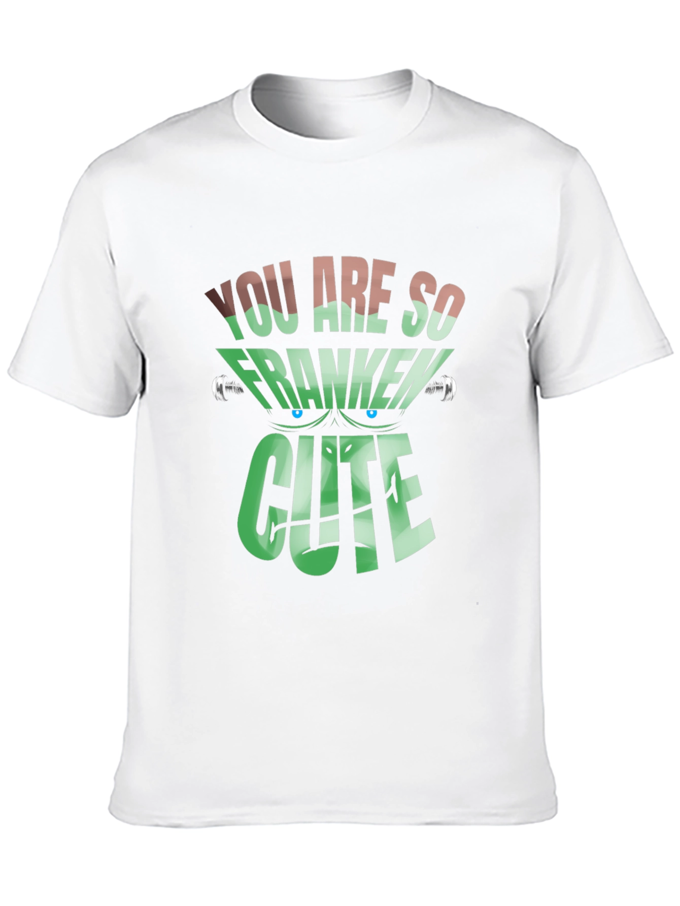 Franken Cute Graphic Tee - Halloween Apparel