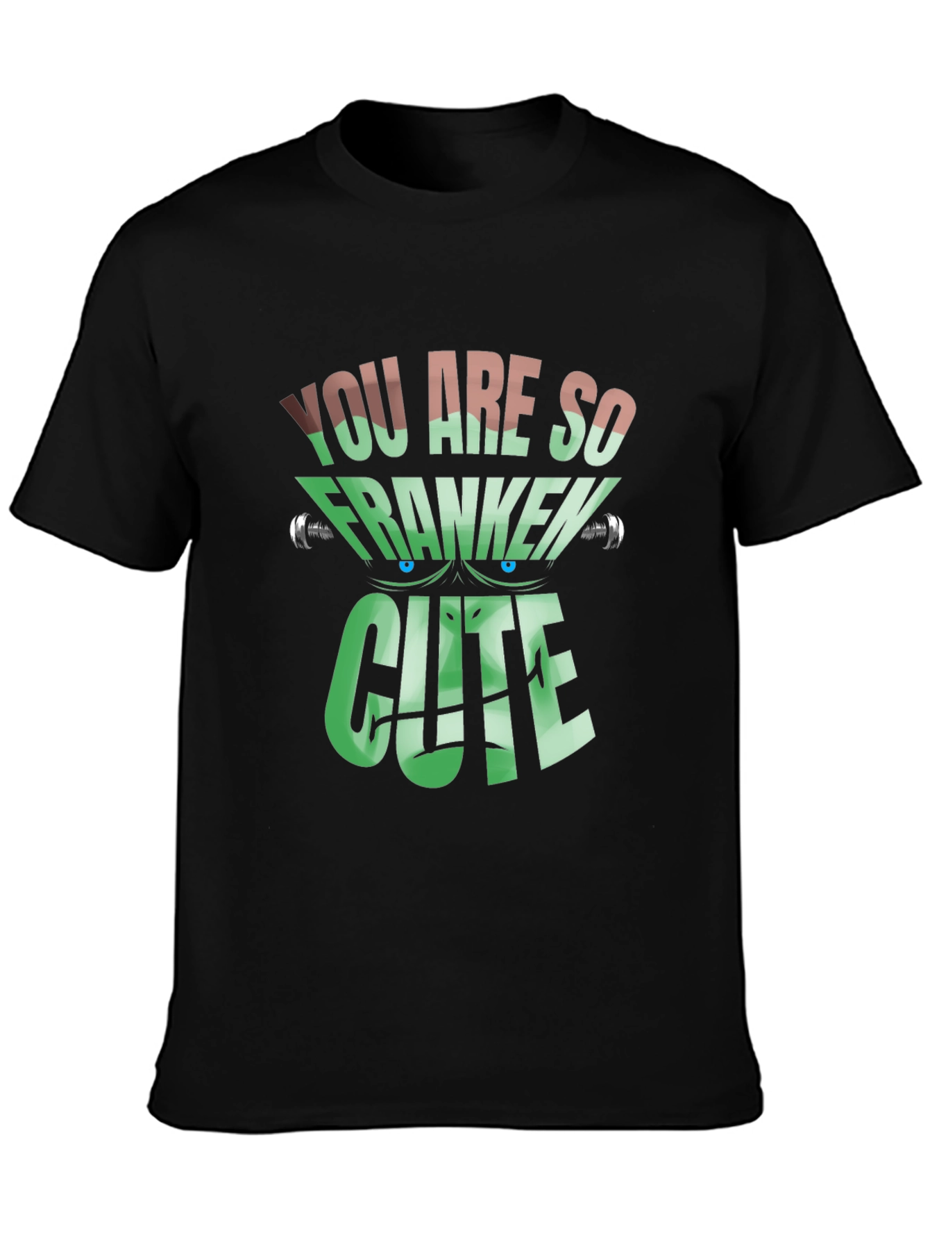 Franken Cute Graphic Tee - Halloween Apparel