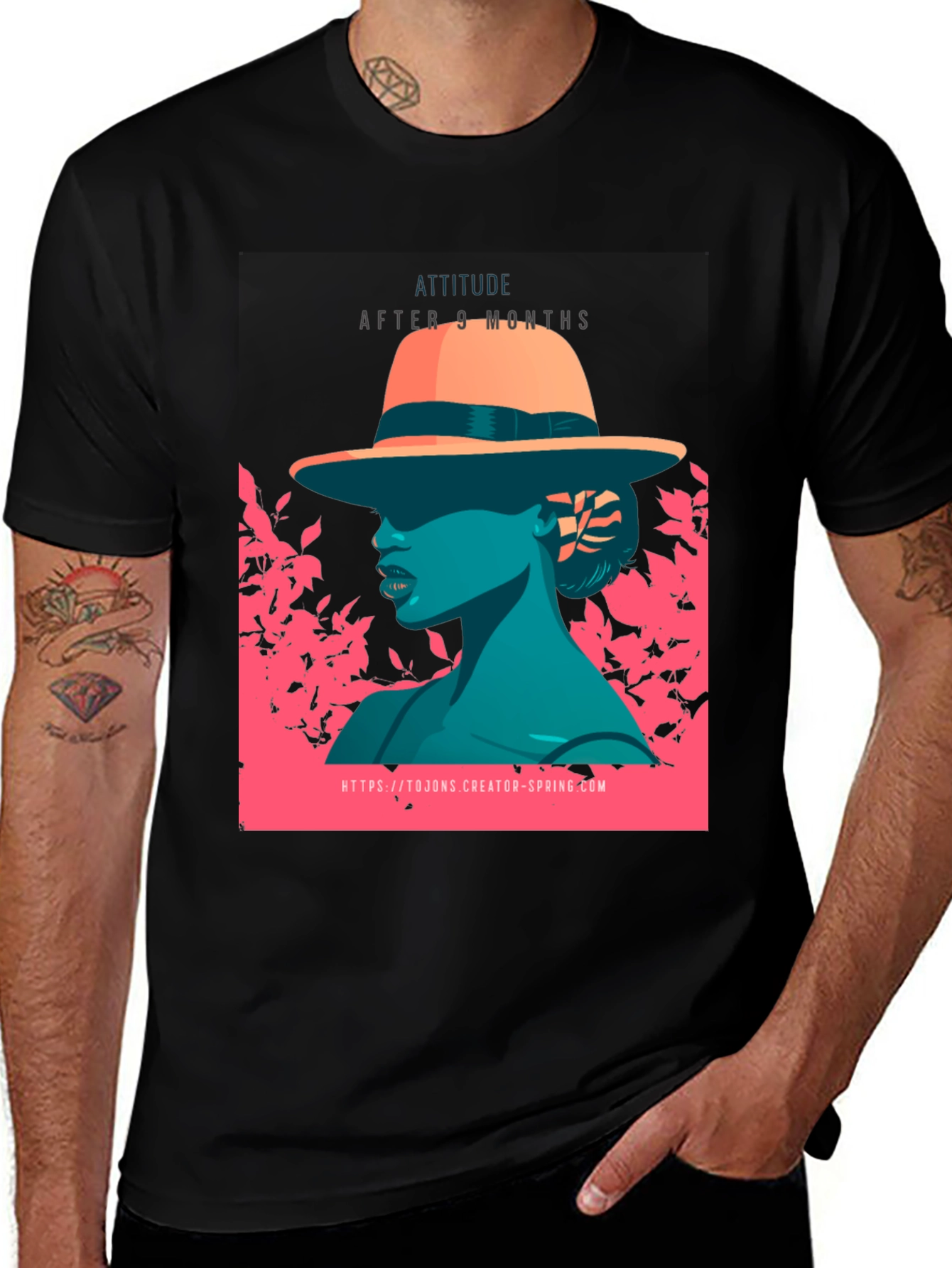 Attitude After 9 Months Graphic Tee - Unisex