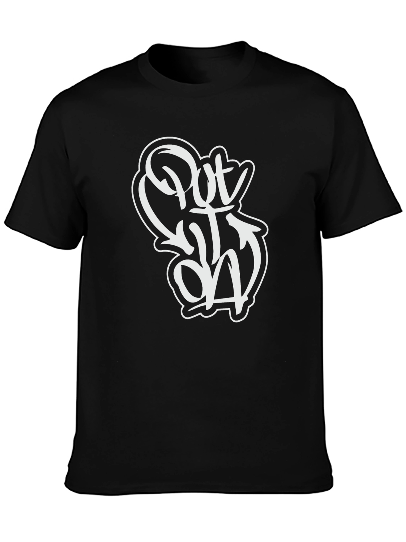 Put Out On Black Graphic Tee