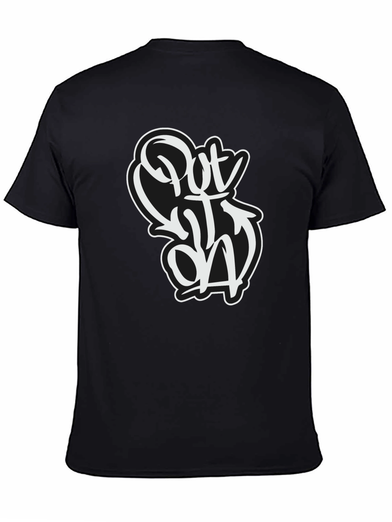 Put Out On Black Graphic Tee
