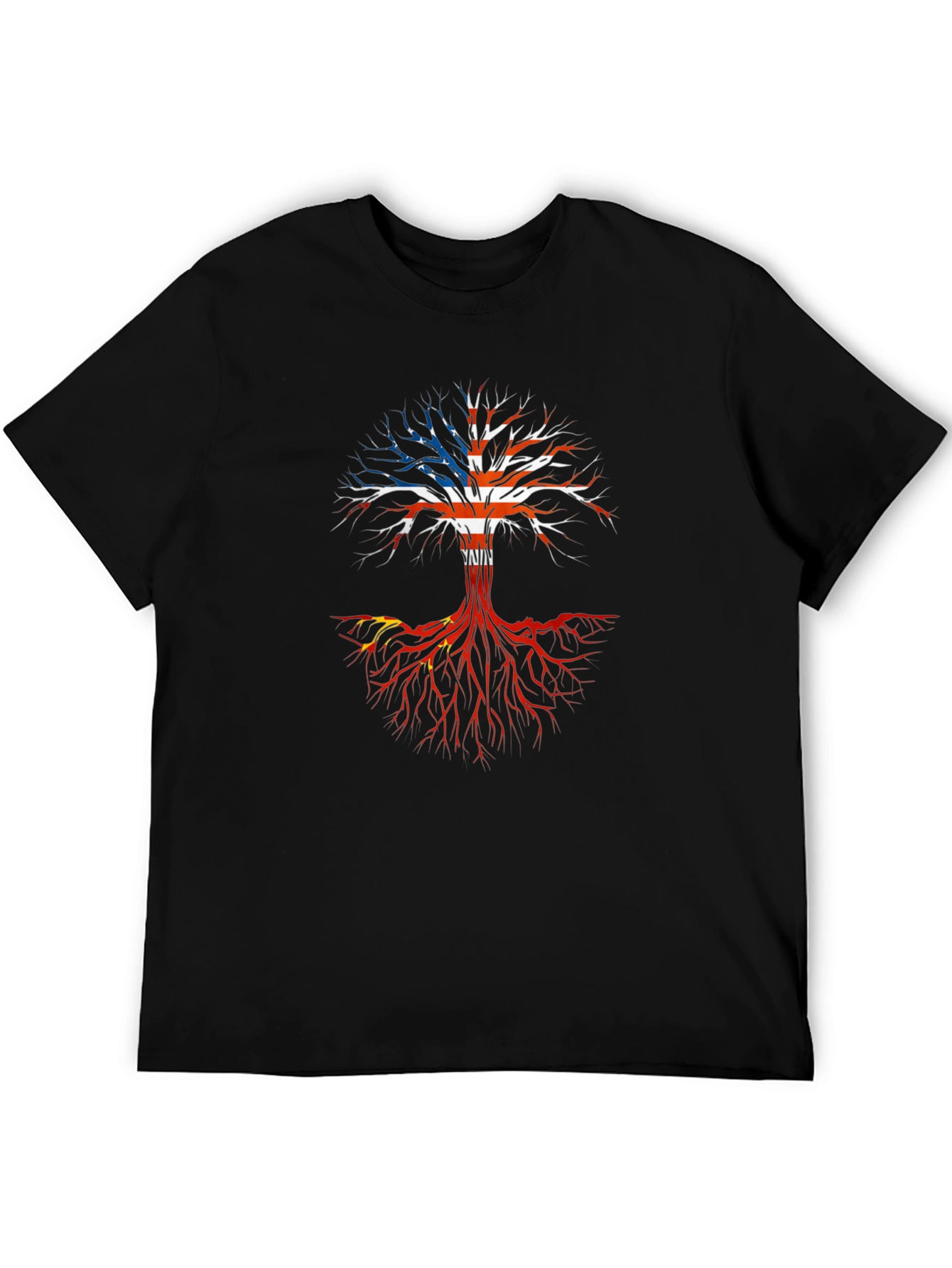 USA China Flag Tree T-Shirt