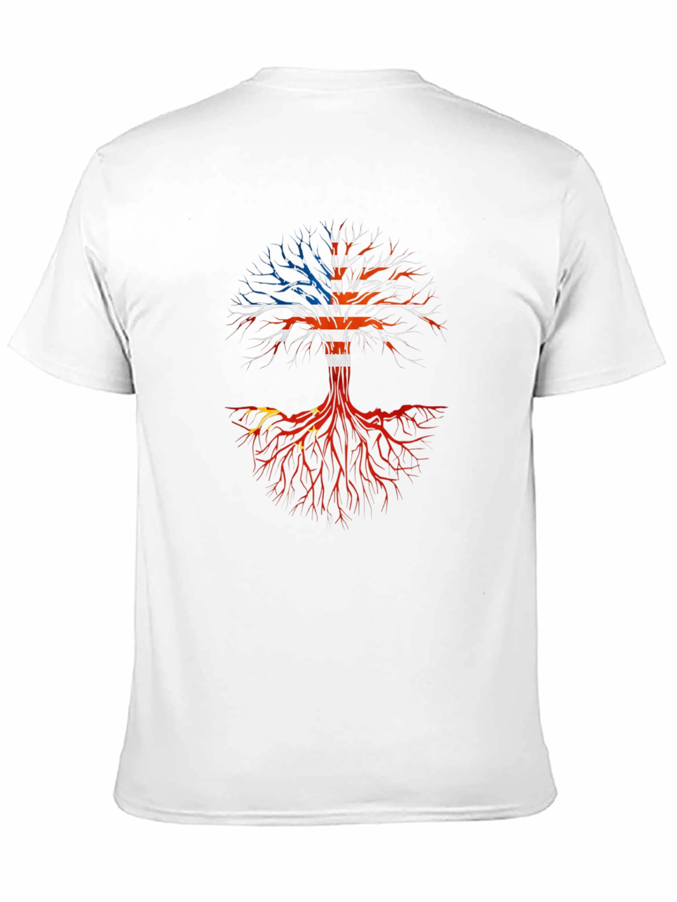 USA China Flag Tree T-Shirt