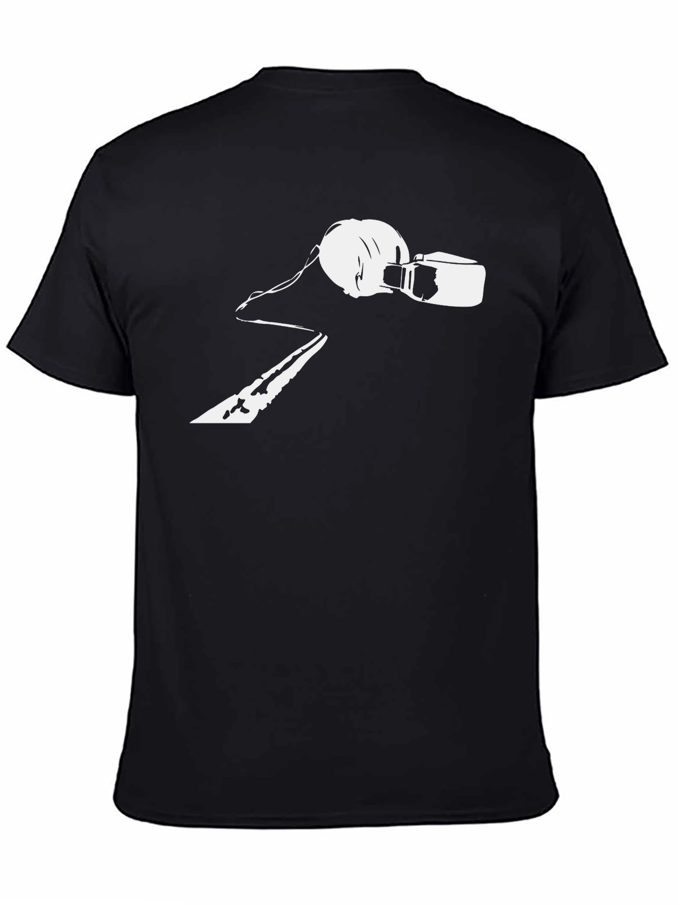 Retro Music T-Shirt - DJ Headphones & Cassette Design