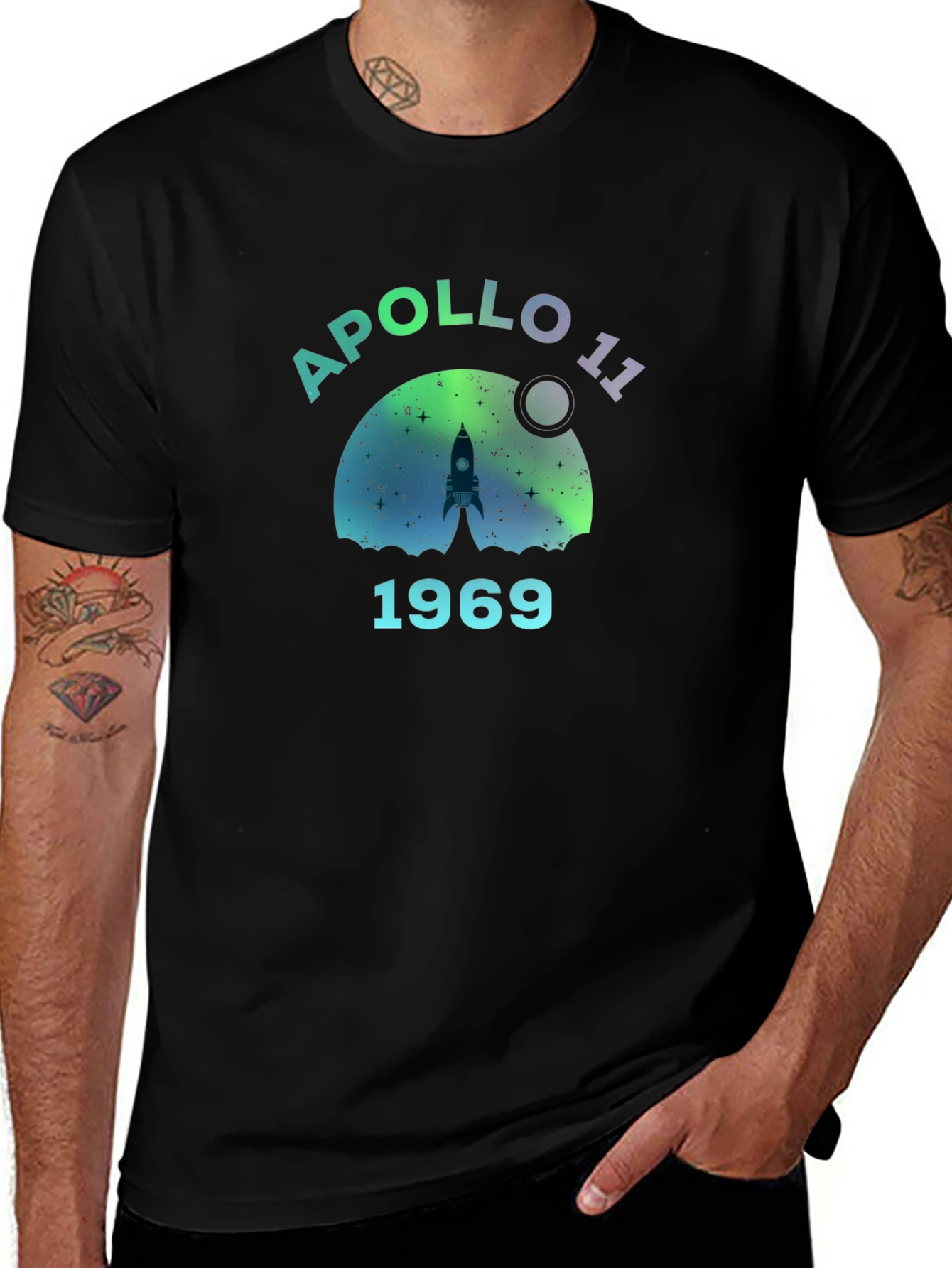 Apollo 11 1969 T-Shirt - Space Exploration Tee