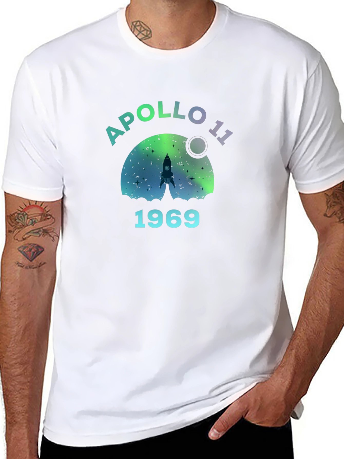 Apollo 11 1969 T-Shirt - Space Exploration Tee