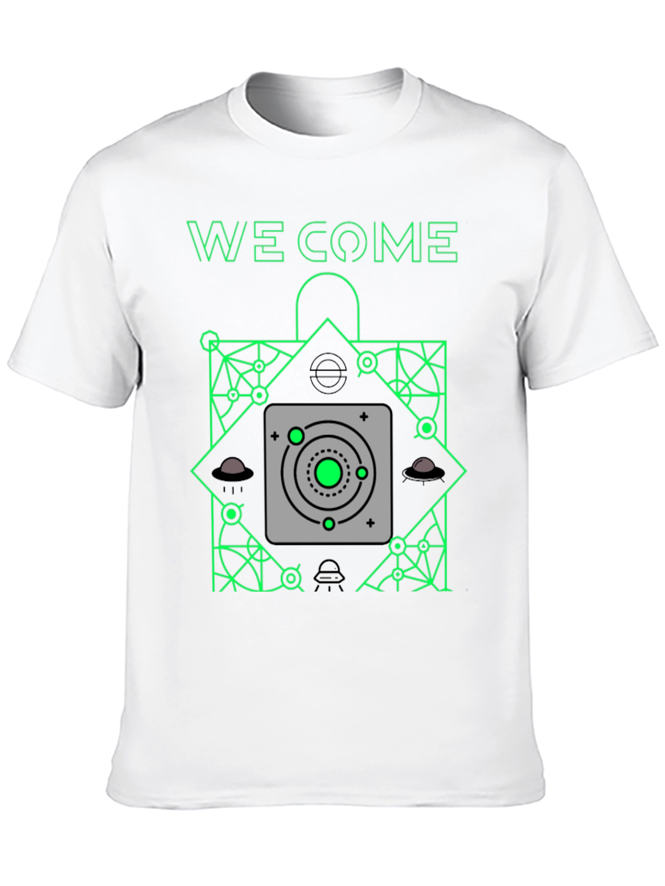 We Come T-Shirt - Alien Design