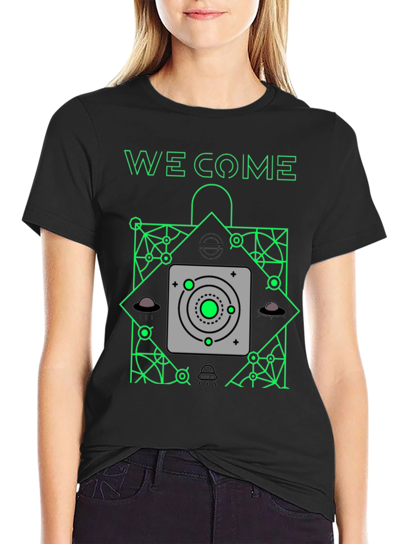 We Come T-Shirt - Alien Design
