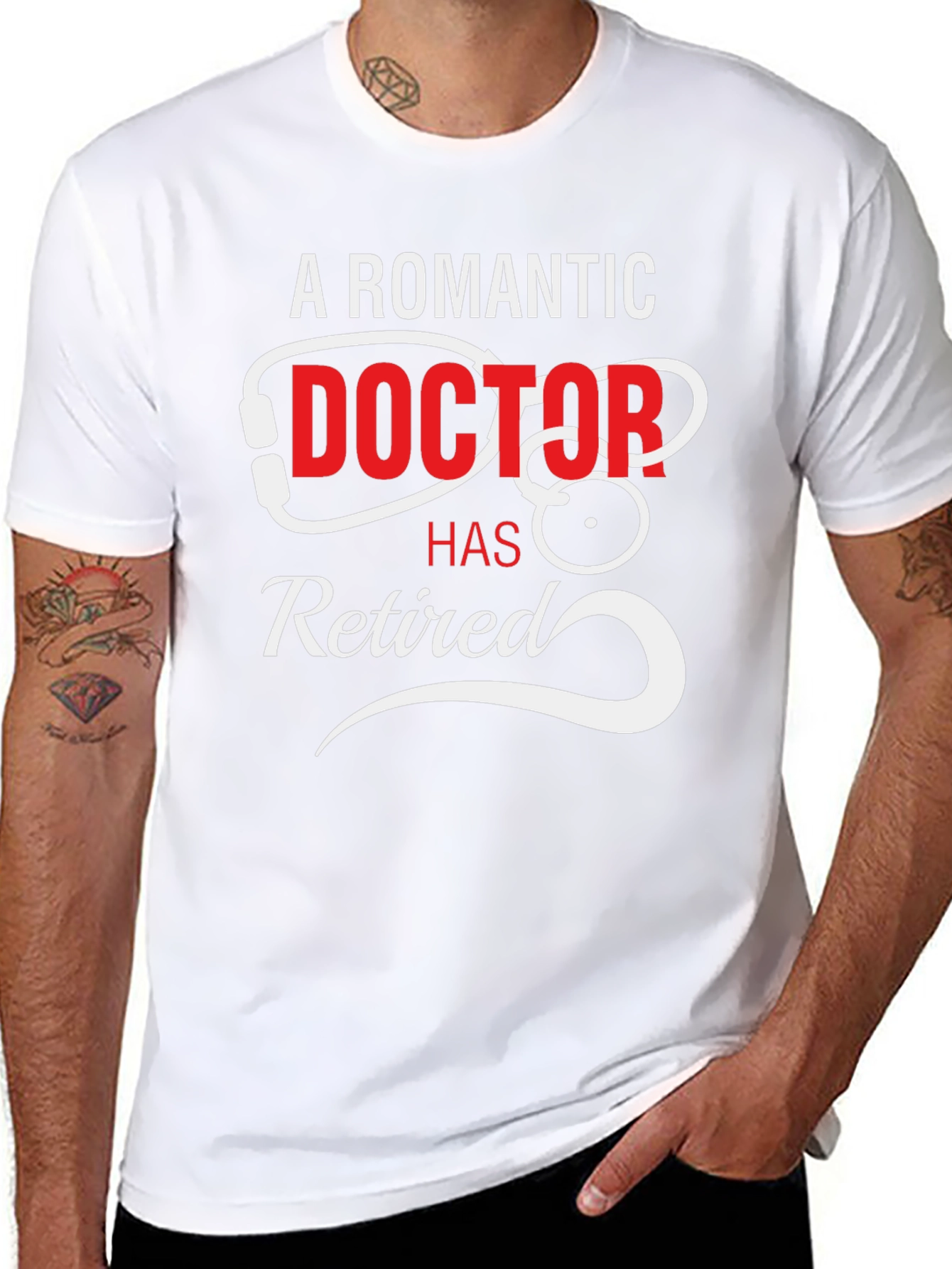 A Romantic Doctor Has Retired Black T-Shirt