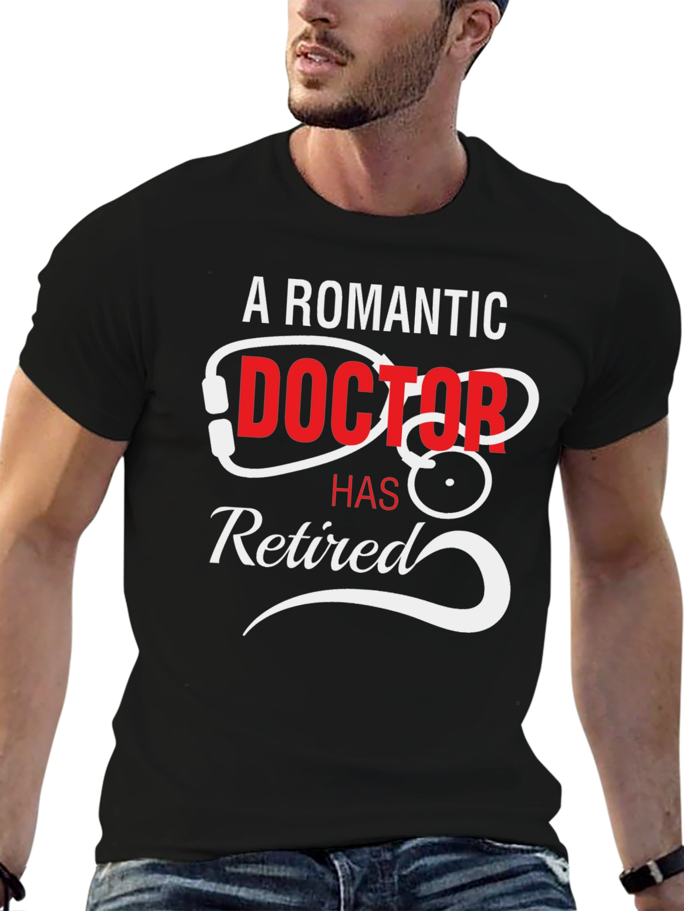 A Romantic Doctor Has Retired Black T-Shirt