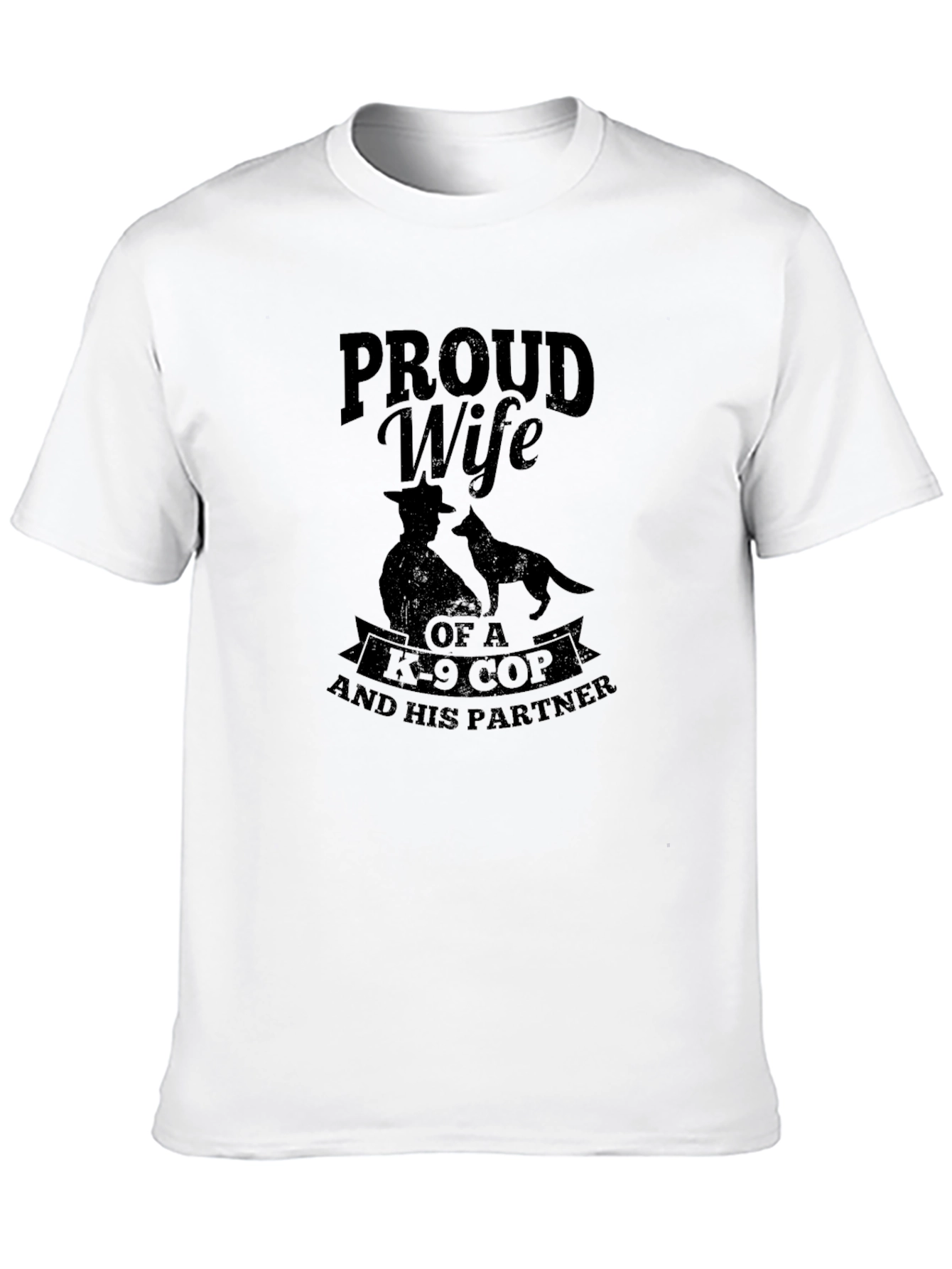 Proud Wife of a K-9 Cop Graphic T-Shirt