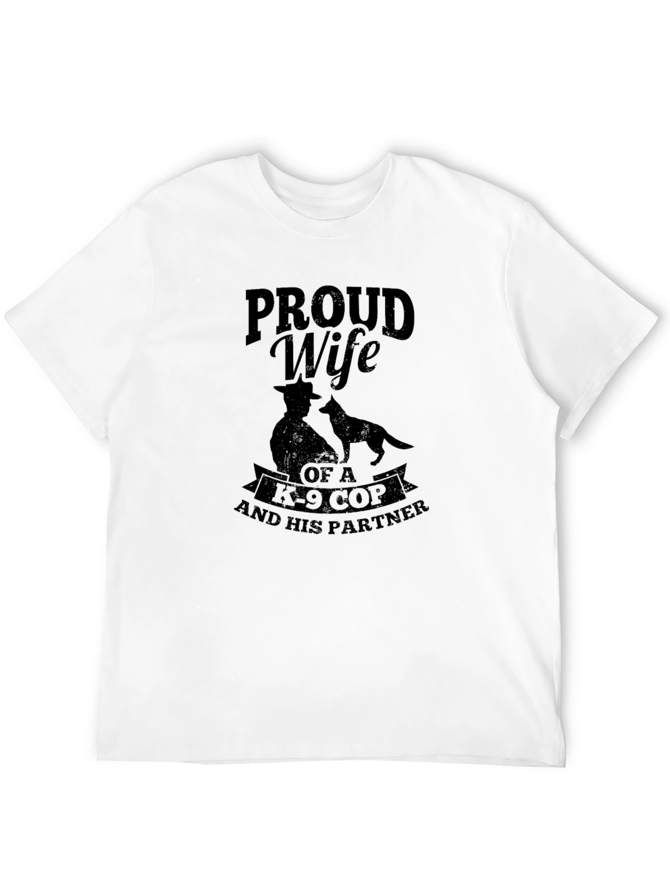 Proud Wife of a K-9 Cop Graphic T-Shirt