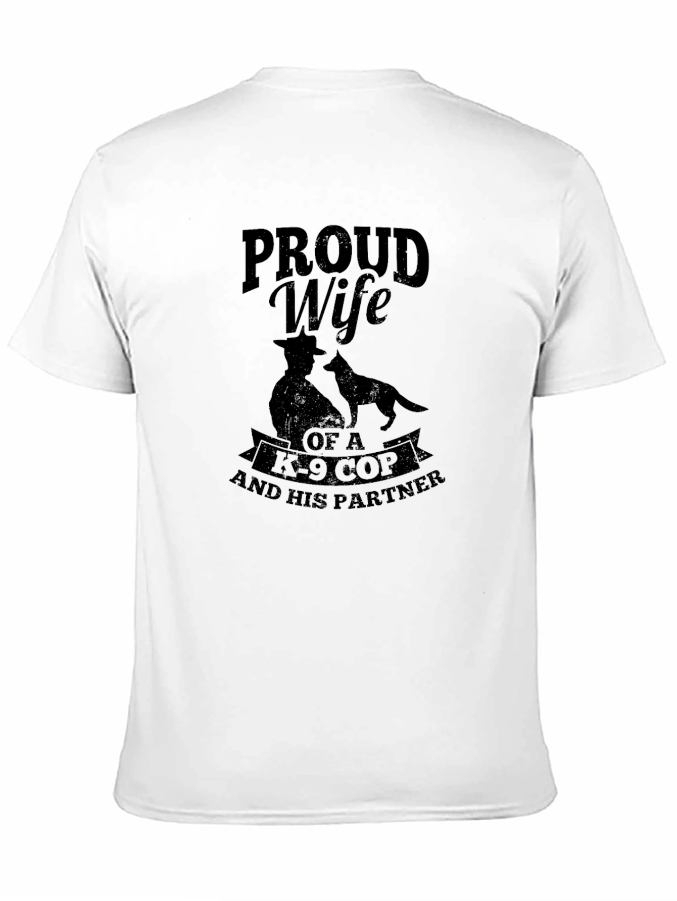 Proud Wife of a K-9 Cop Graphic T-Shirt