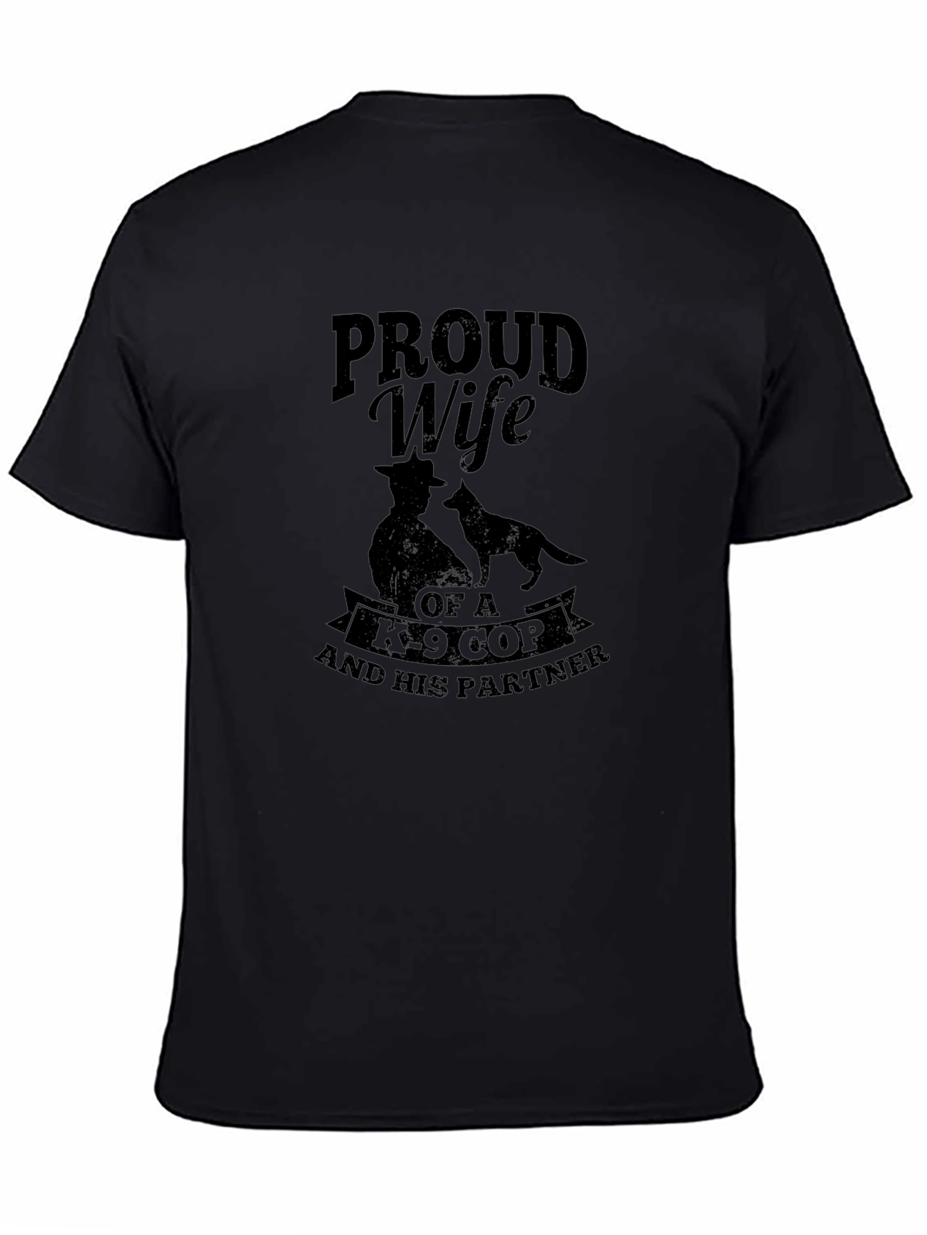Proud Wife of a K-9 Cop Graphic T-Shirt