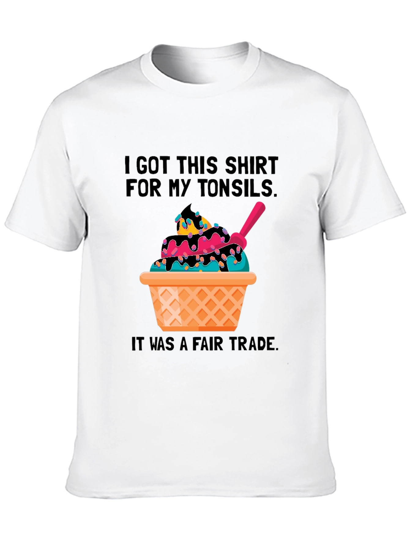 Tonsil Humor T-Shirt - Fair Trade Graphic Tee