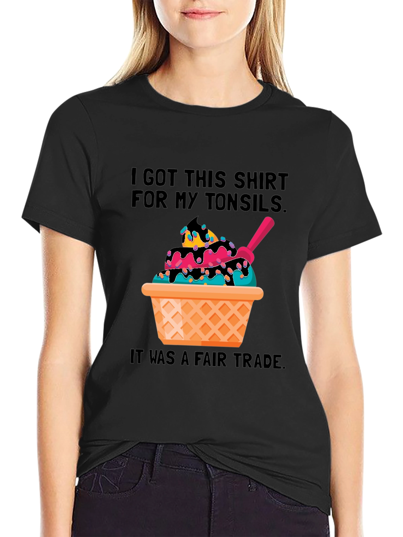 Tonsil Humor T-Shirt - Fair Trade Graphic Tee