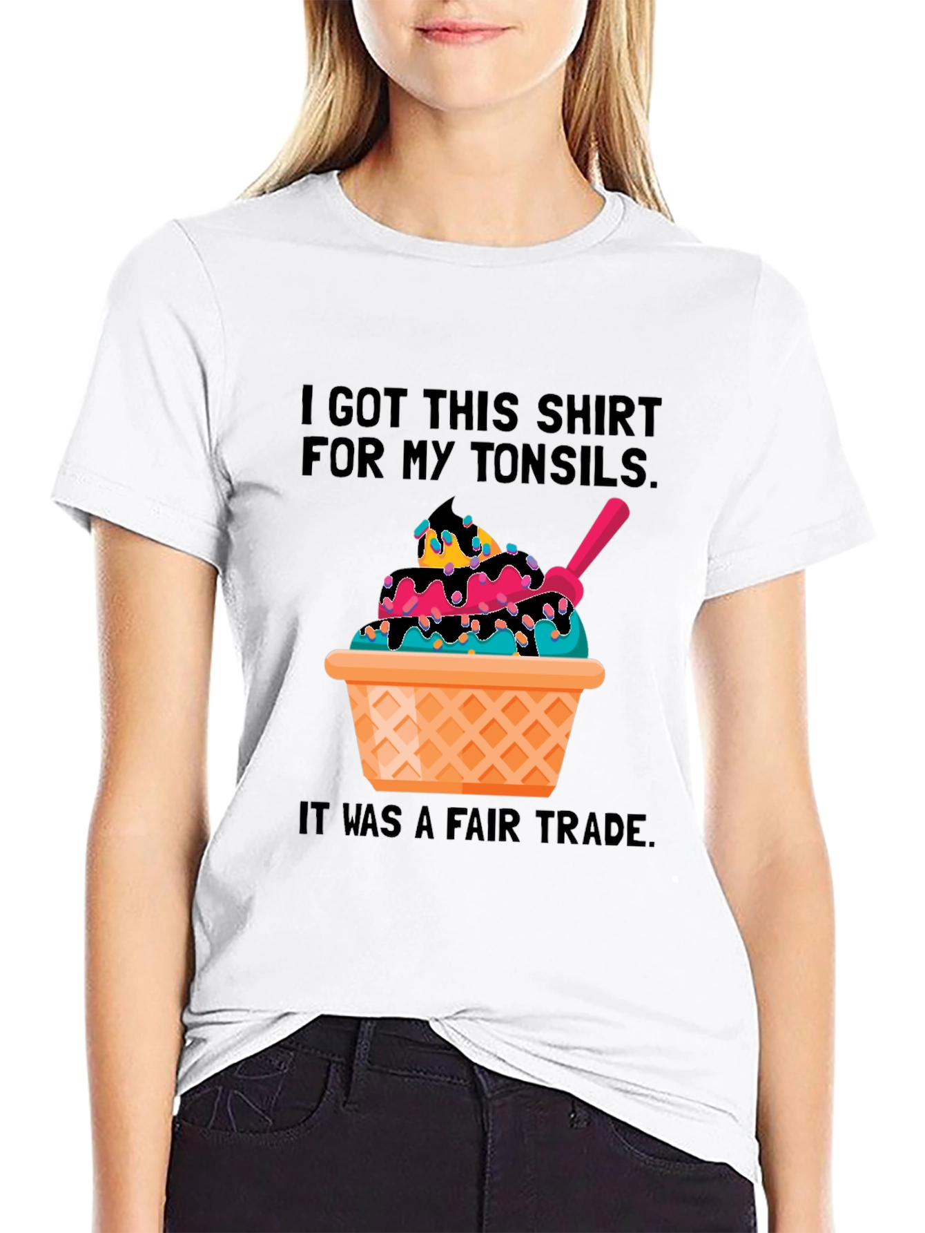 Tonsil Humor T-Shirt - Fair Trade Graphic Tee