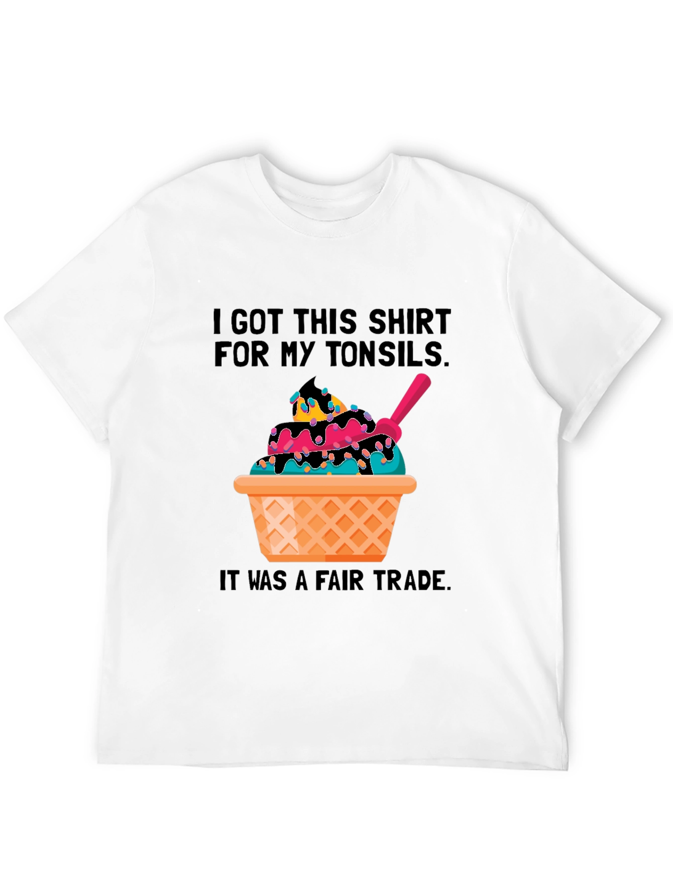 Tonsil Humor T-Shirt - Fair Trade Graphic Tee