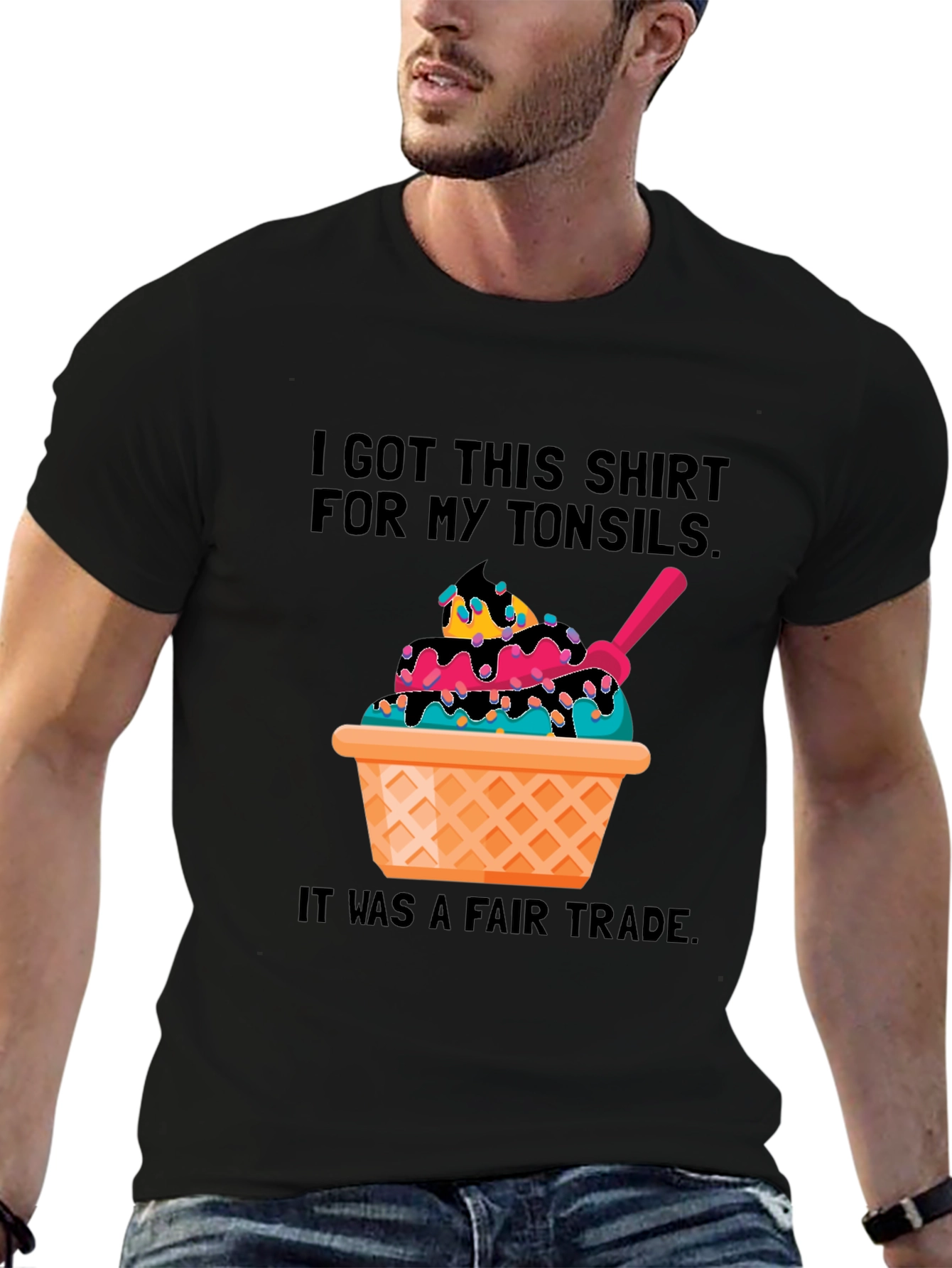 Tonsil Humor T-Shirt - Fair Trade Graphic Tee