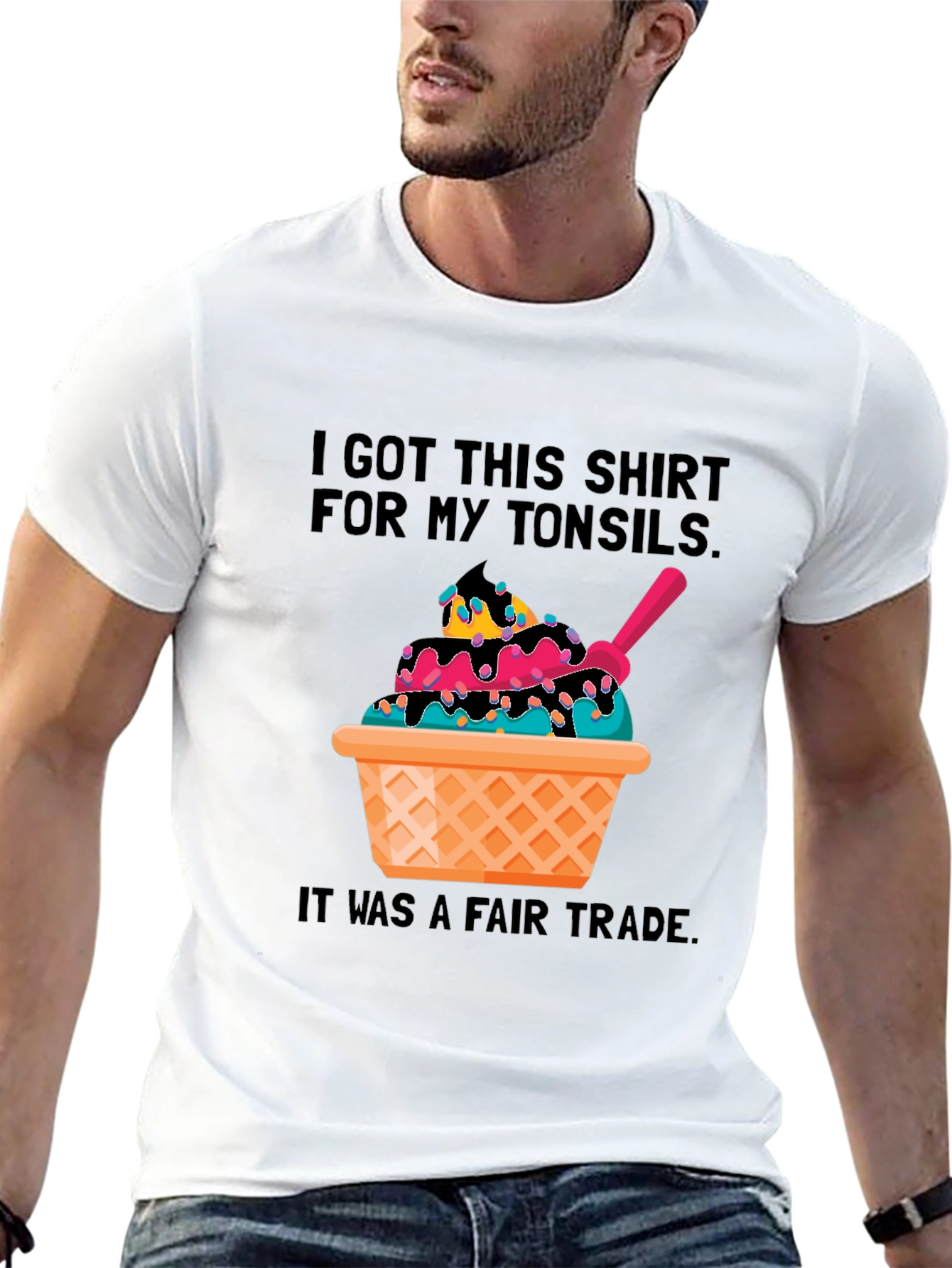 Tonsil Humor T-Shirt - Fair Trade Graphic Tee