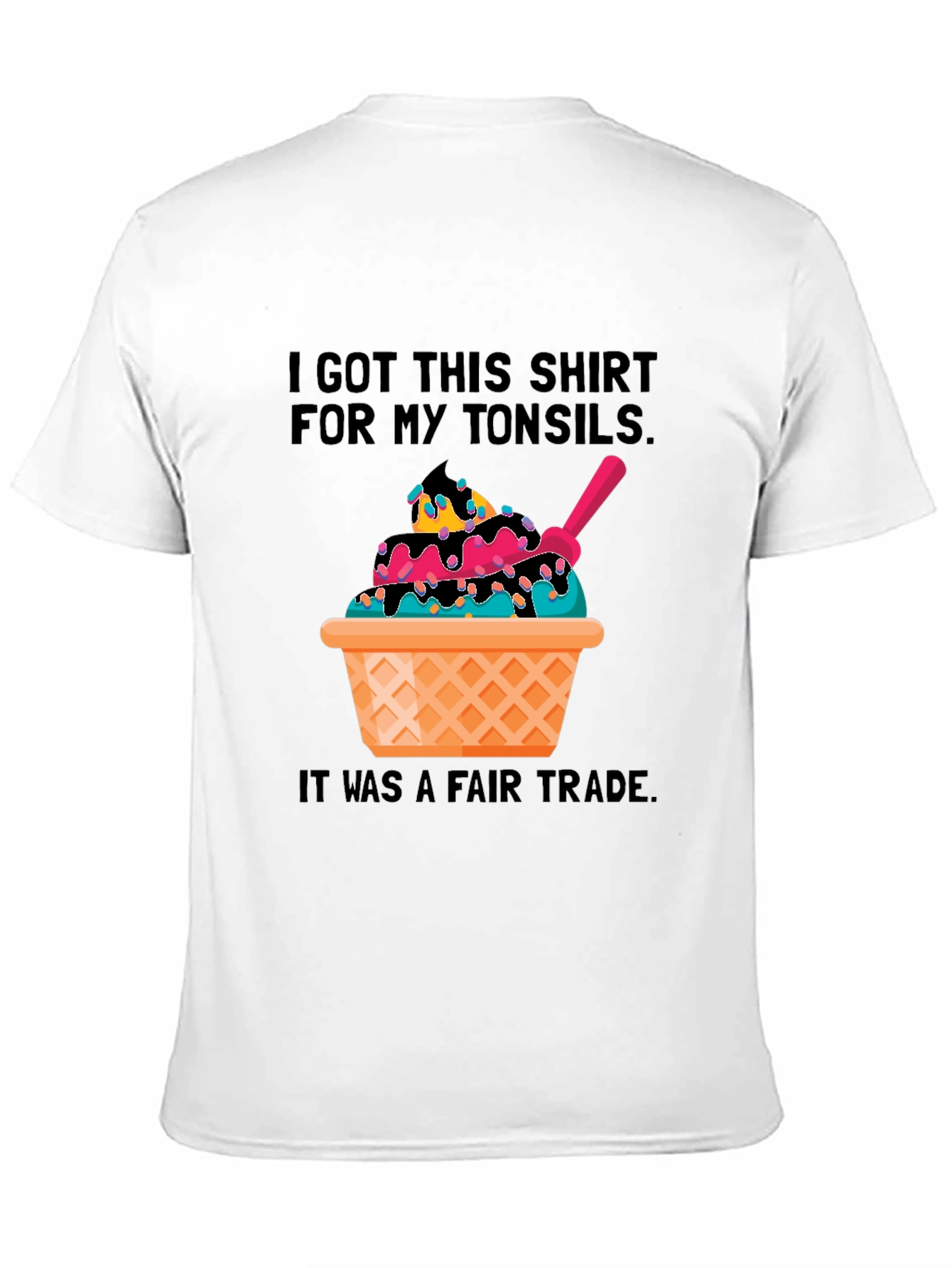 Tonsil Humor T-Shirt - Fair Trade Graphic Tee