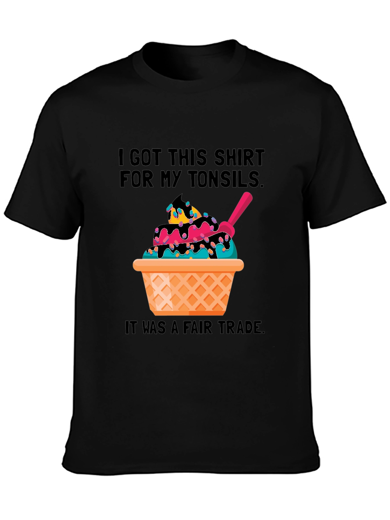 Tonsil Humor T-Shirt - Fair Trade Graphic Tee