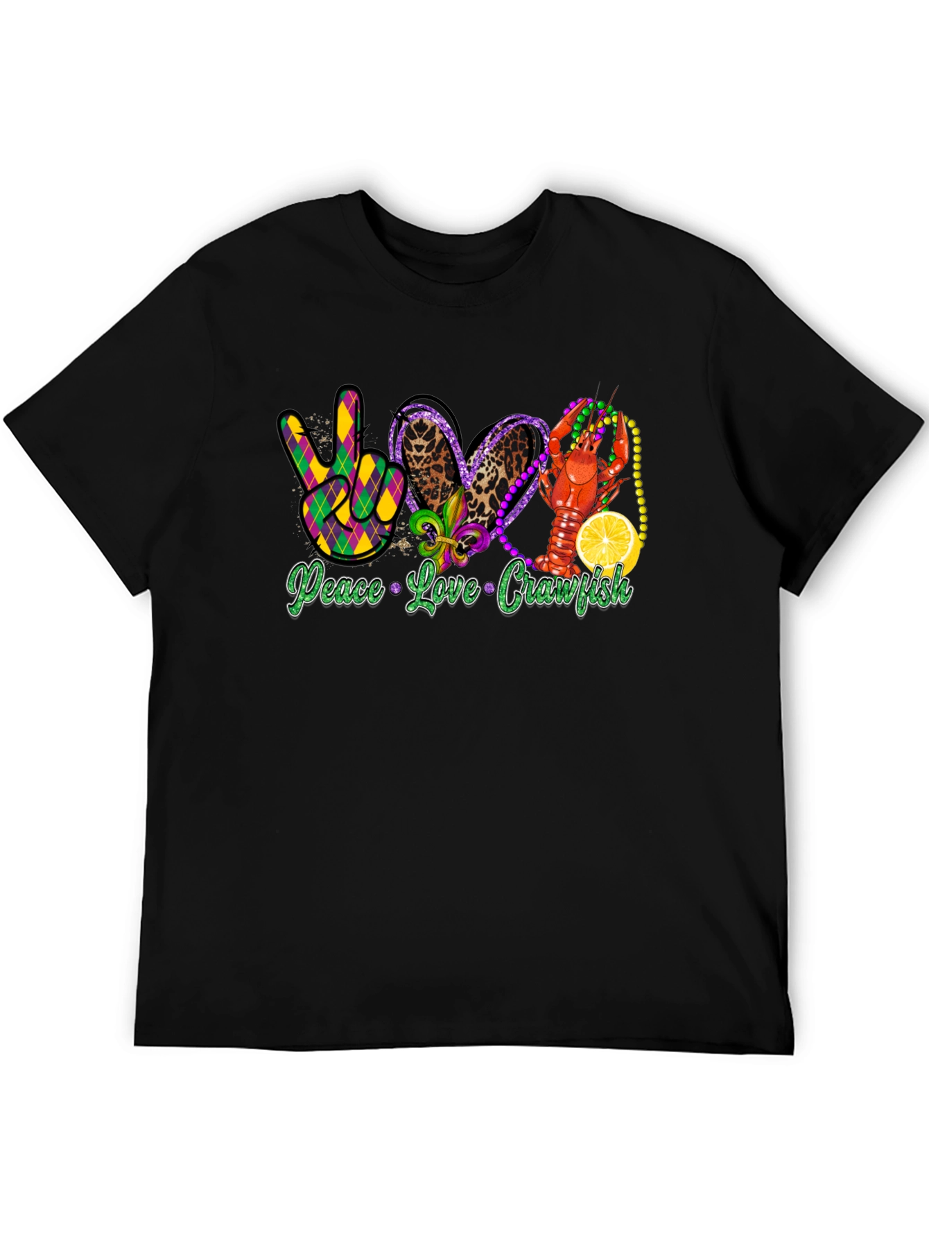 Peace Love Crawfish T-Shirt