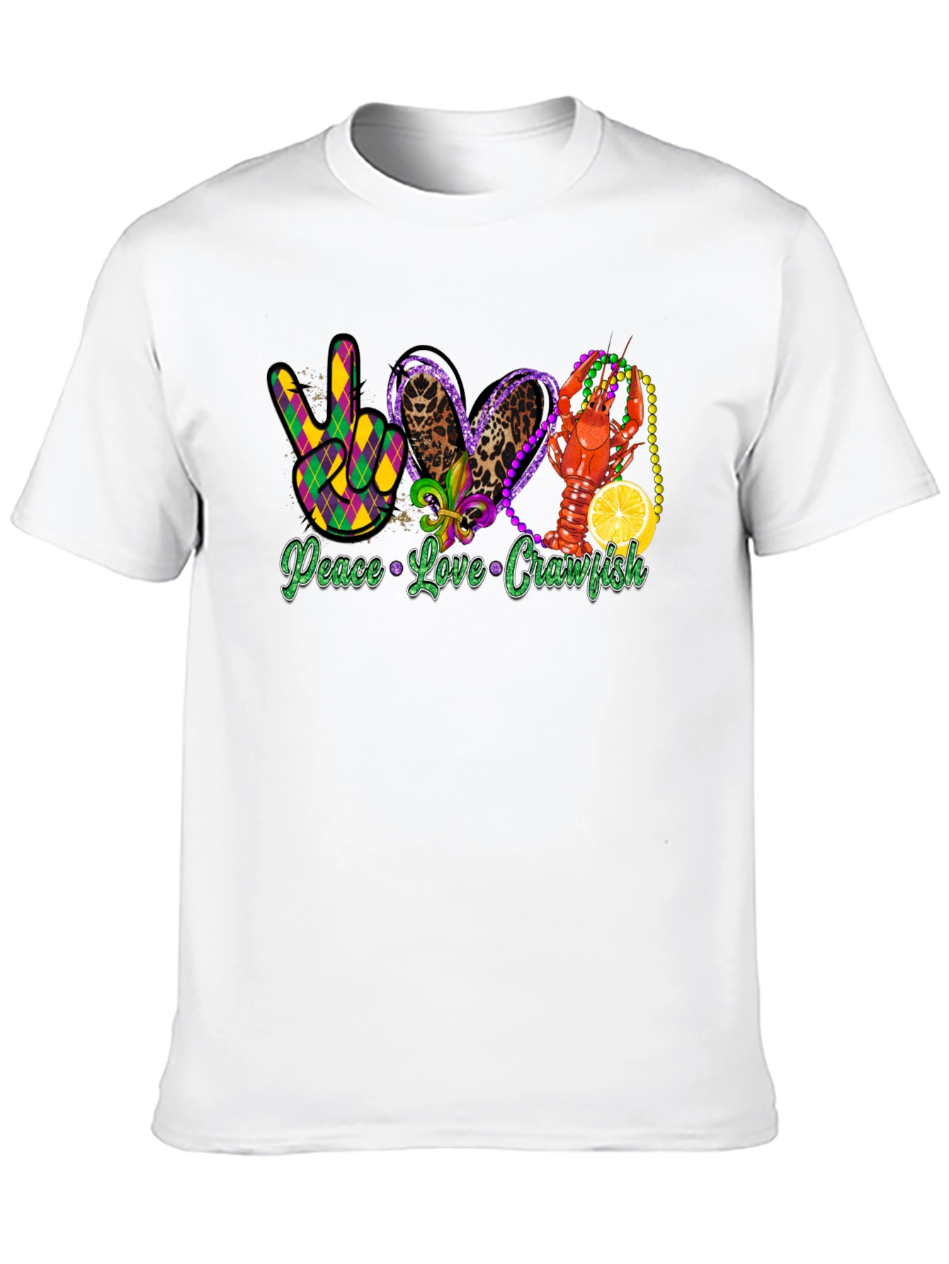 Peace Love Crawfish T-Shirt