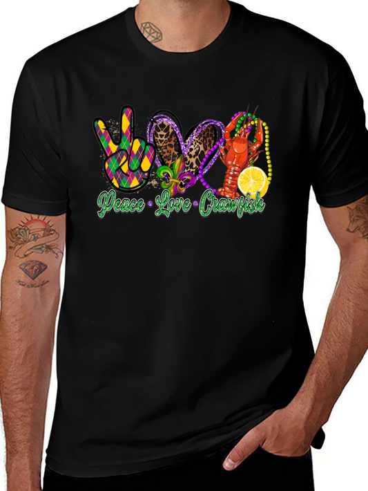 Peace Love Crawfish T-Shirt