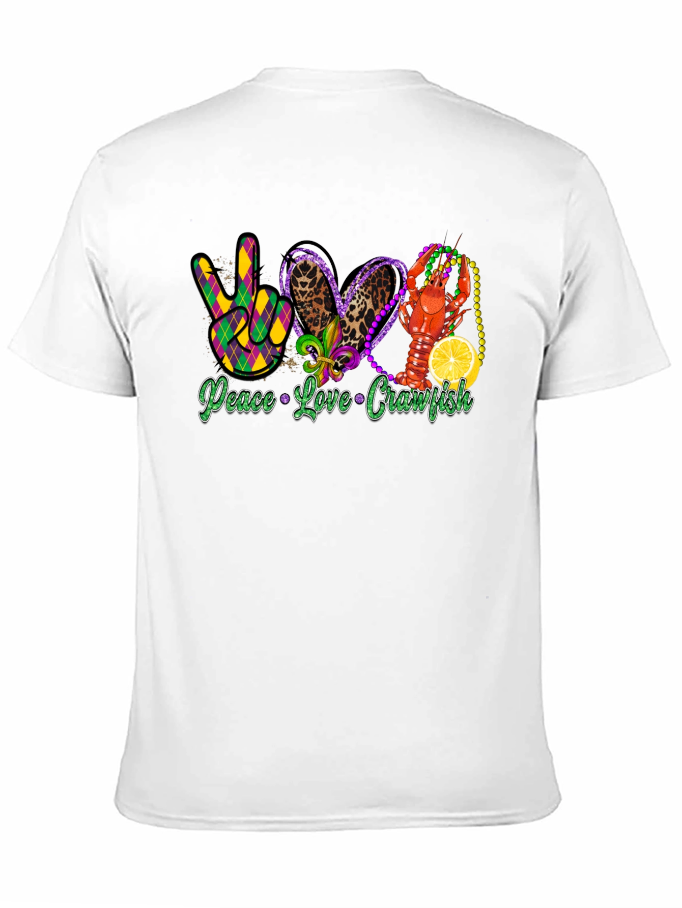 Peace Love Crawfish T-Shirt