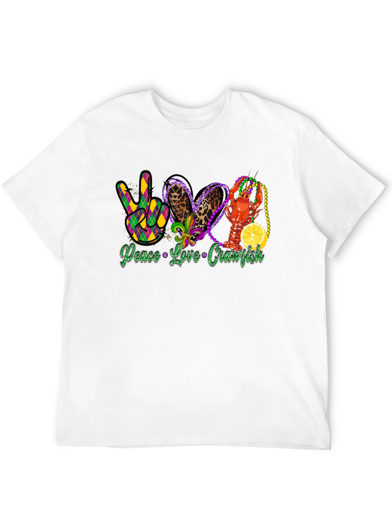 Peace Love Crawfish T-Shirt